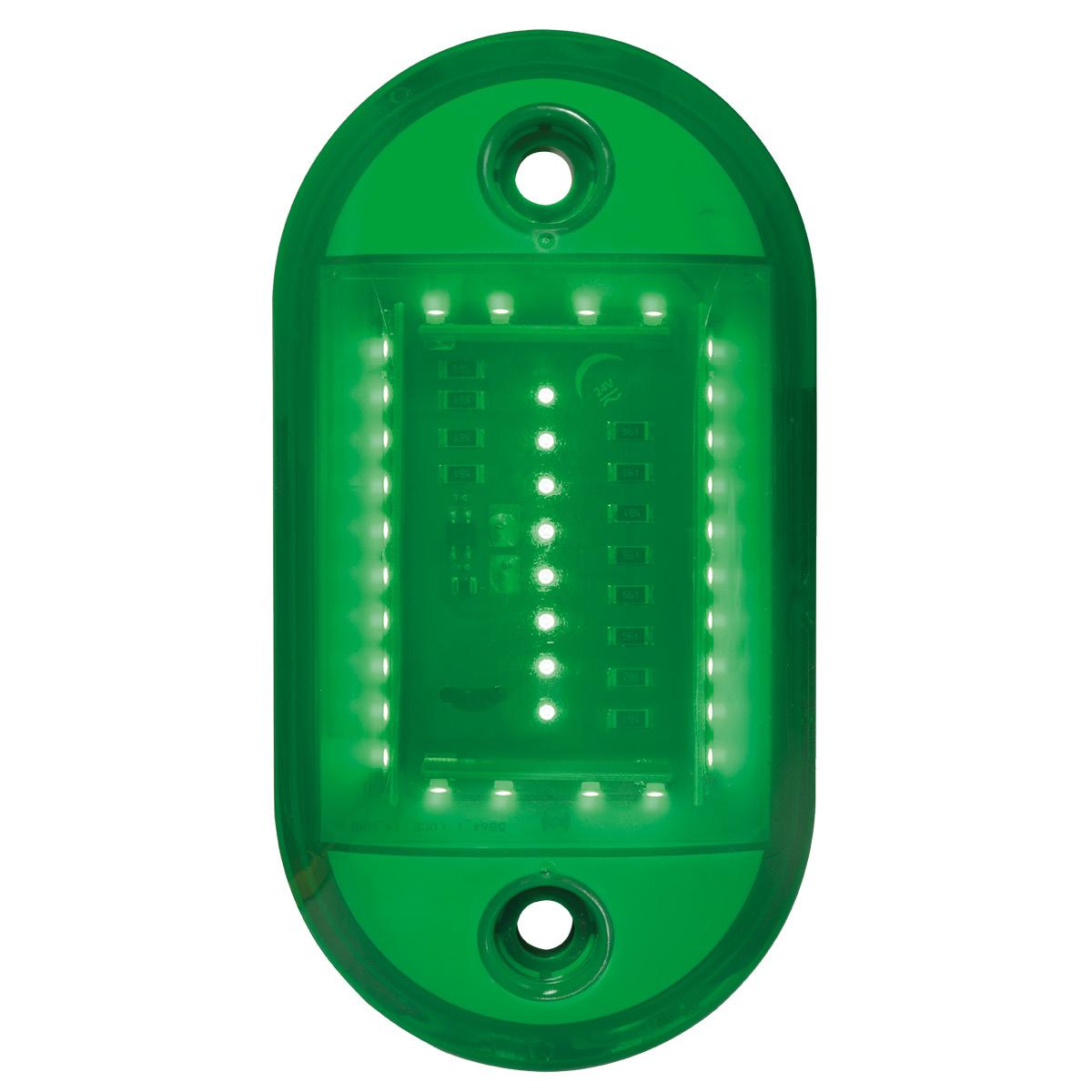 T4 LED vert, balisage lumineux à led, IP66, V24ACDC