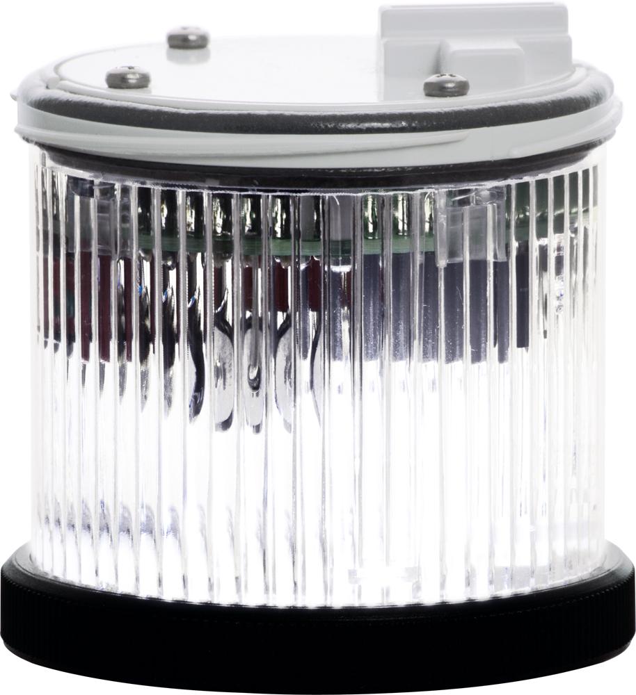 TWS X : élément lumineux blanc- xénon - flash - IP66 - V24DC - bague noire