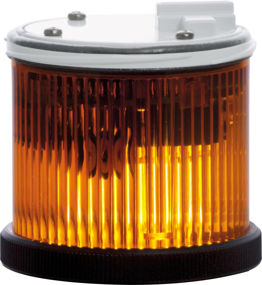 TWS X : élément lumineux orange - xénon - flash - IP66 - V110AC - bague noire