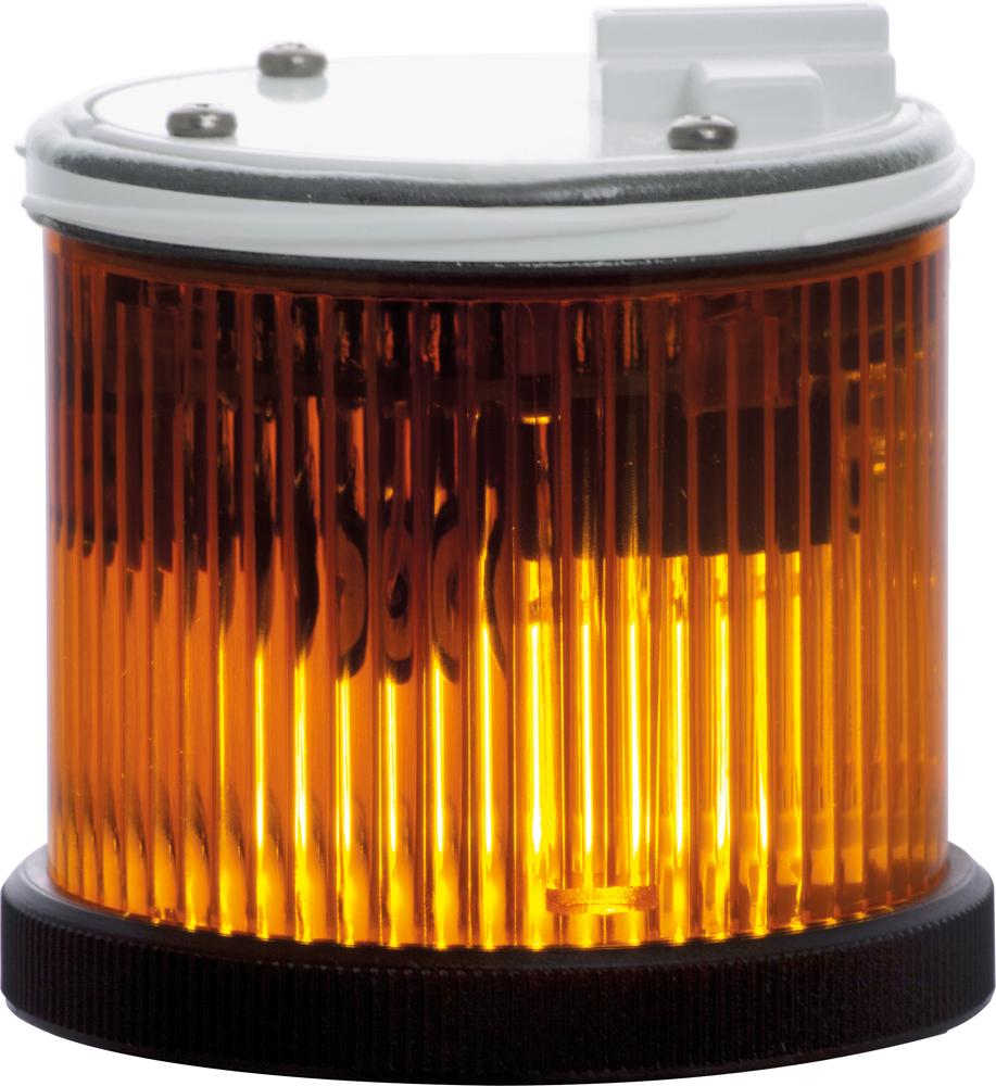 TWS X : élément lumineux orange - xénon - flash - IP66 - V240AC - bague noire
