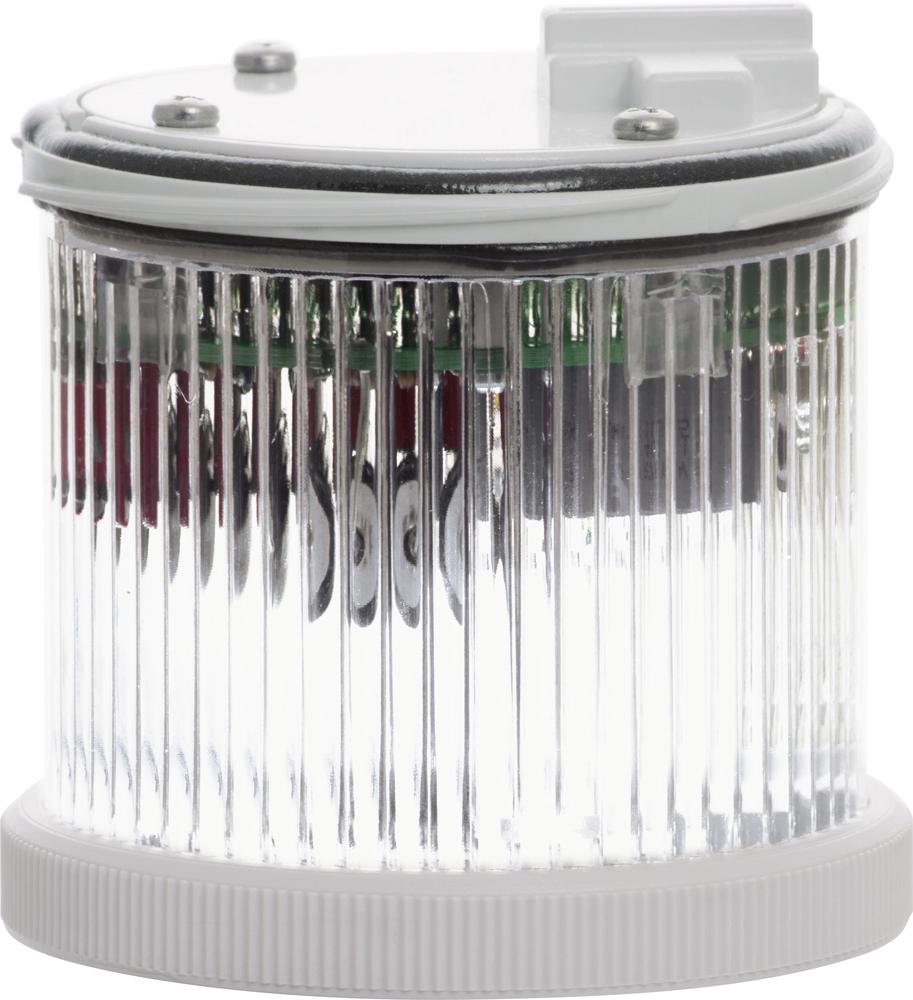 TWS X : élément lumineux blanc- xénon - flash - IP66 - V24DC - bague grise