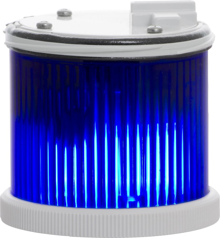 TWS X : élément lumineux bleu - xénon - flash - IP66 - V110AC - bague grise