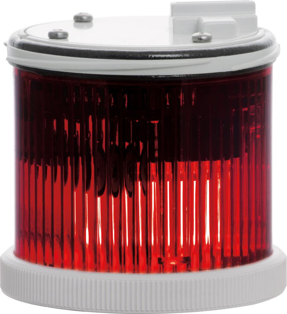 TWS X : élément lumineux rouge - xénon - flash - IP66 - V240AC - bague grise