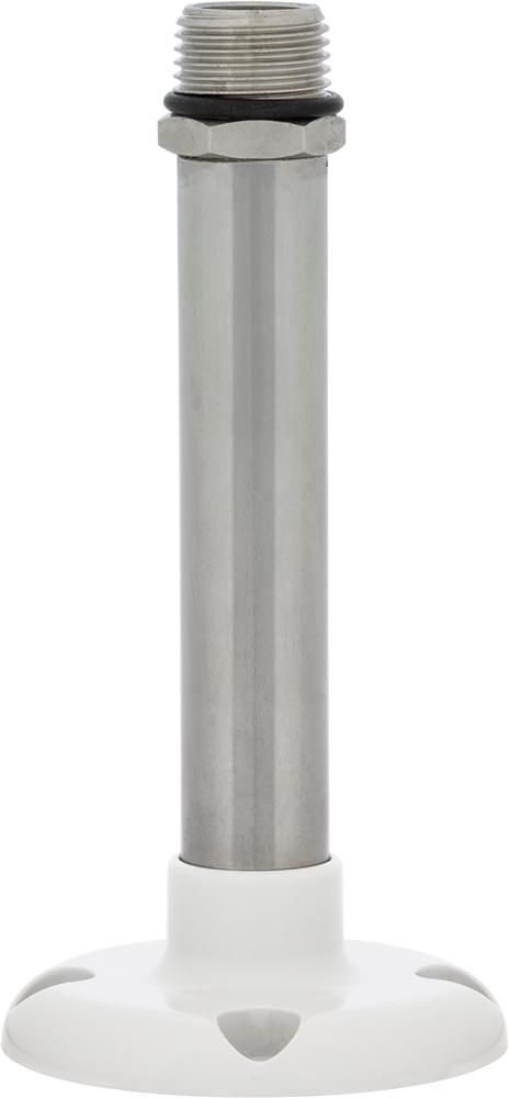 TWS KIT SS : pied de fixation avec prolongation grise en acier inoxydable 10cm