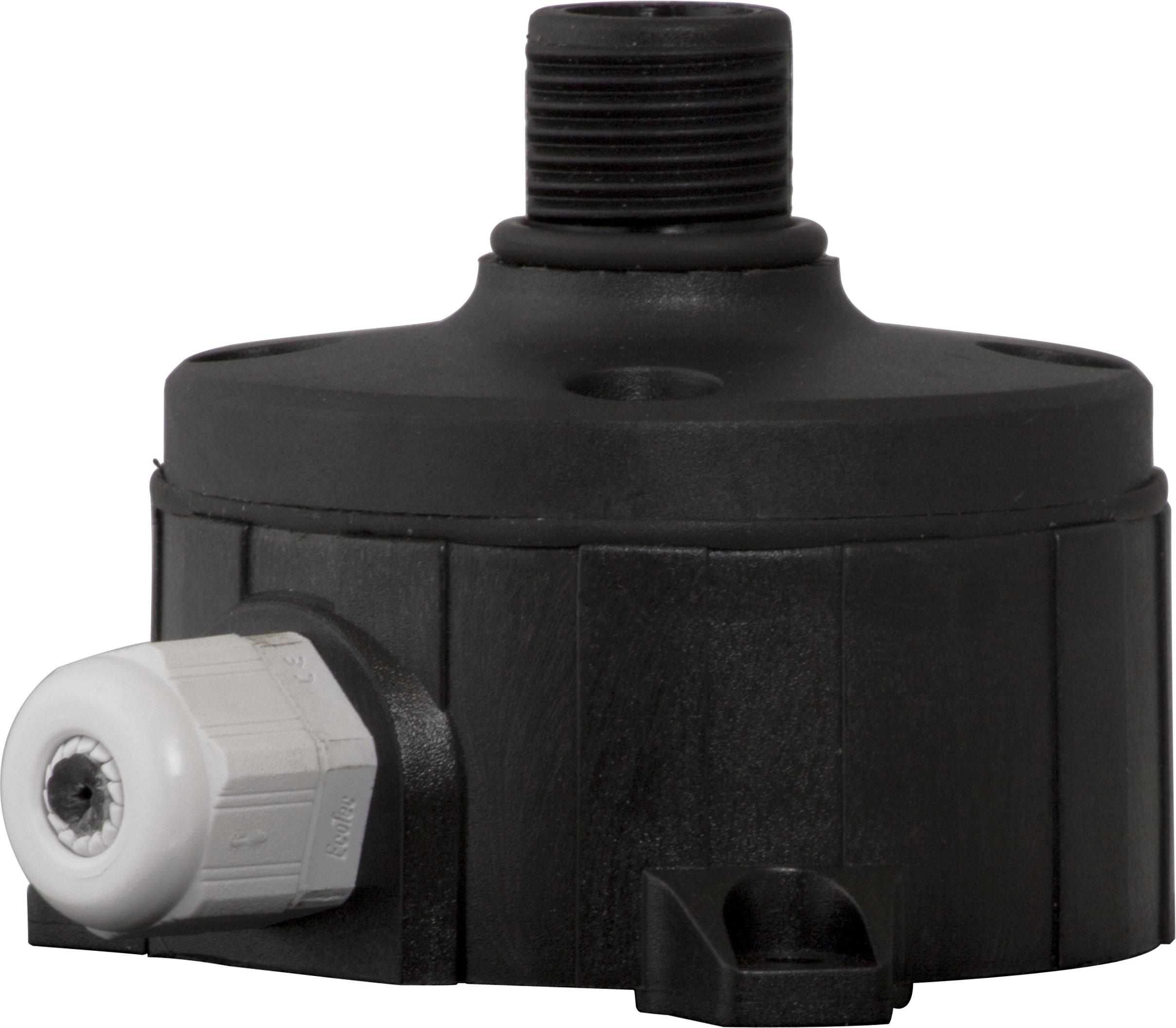 TWS M16 BOX noire boîte de jonctio base plate presse-étoupe M16 montage surface