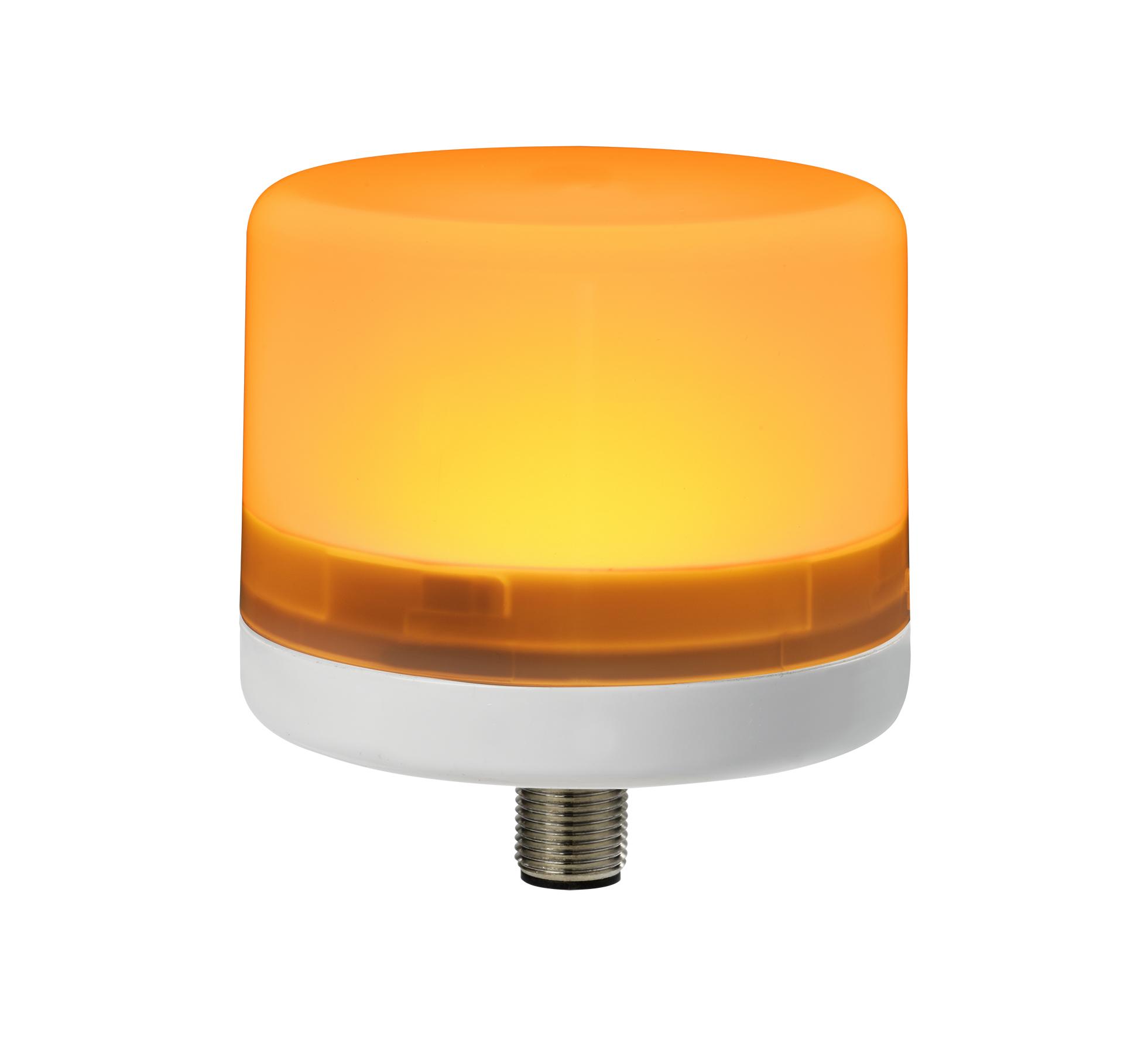 E-LITE : balise LED orange IP66 24VDC QC M12