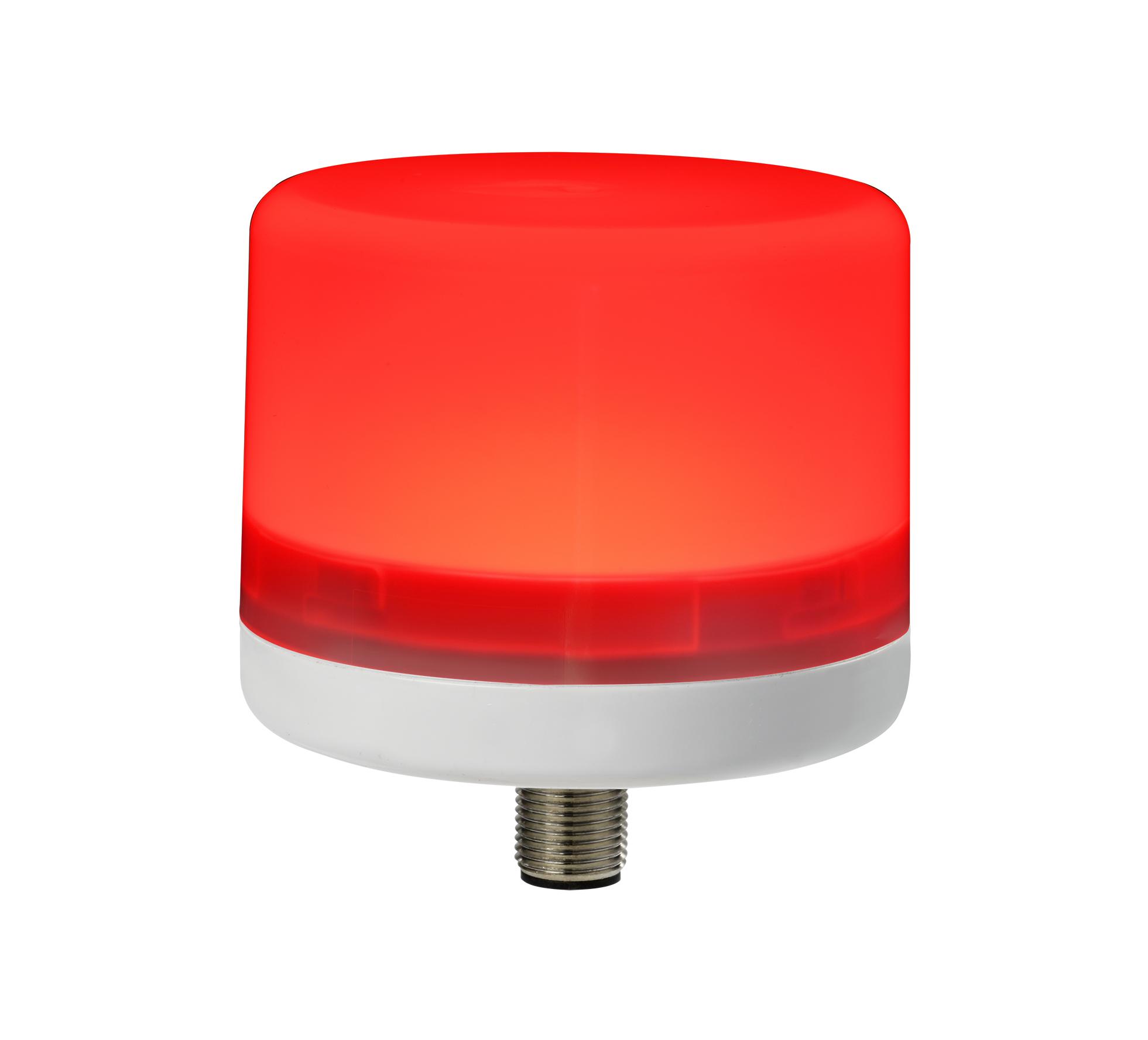 E-LITE : balise LED Rouge IP66 24VDC QC M12