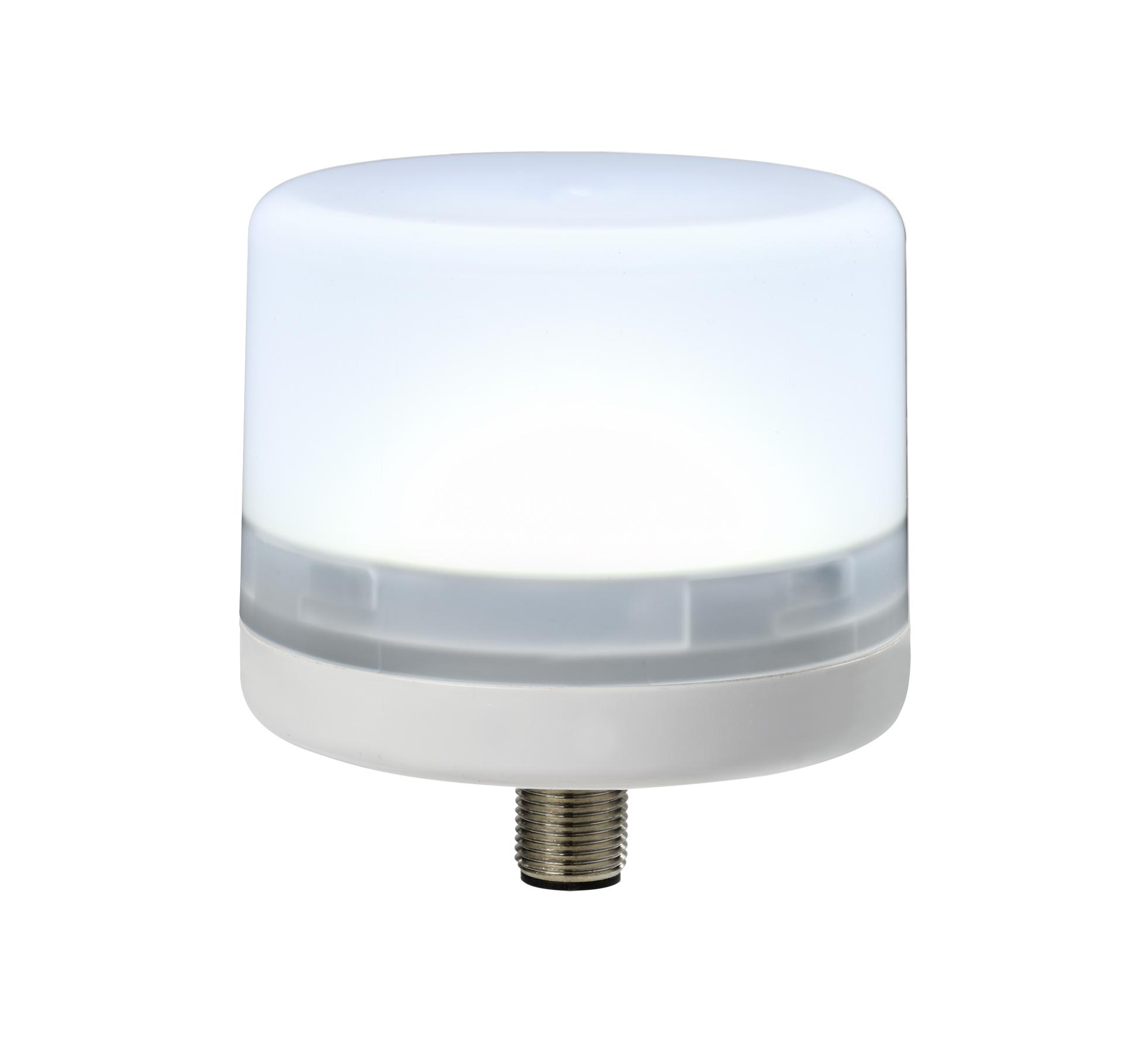 E-LITE : balise LED blanc IP66 24VDC QC M12