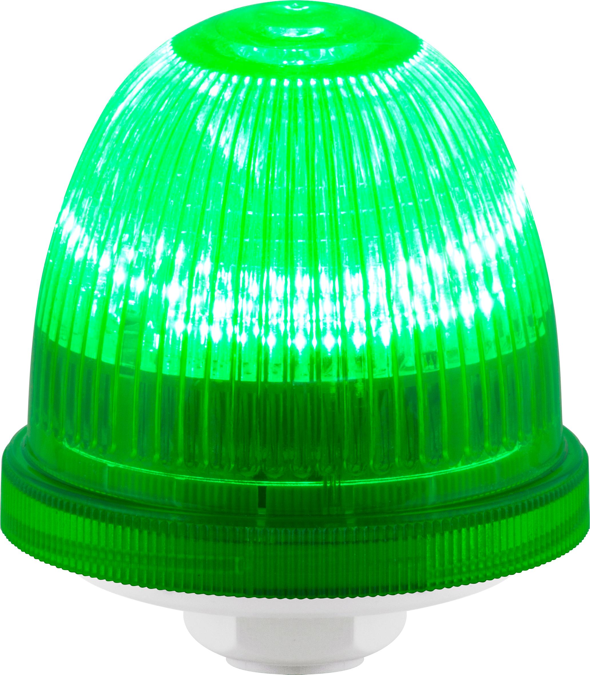 OVOLUX X R vert, feu à éclats, feu au xénon, IP65, V240AC, base grise