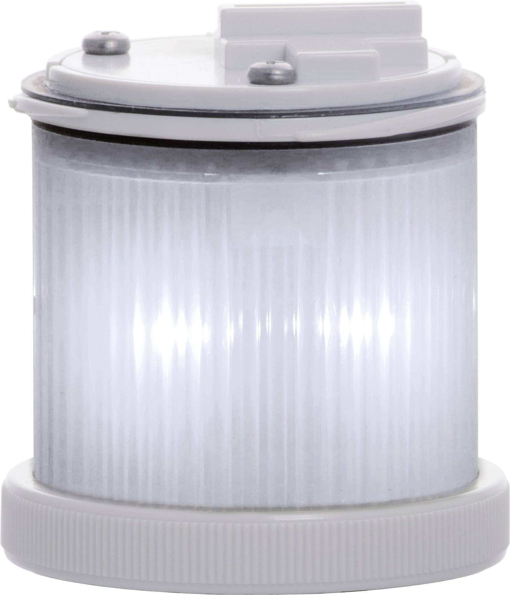 MINITWS LED : élément lumineux blanc - fixe/flash - lentille colorée - 240VAC