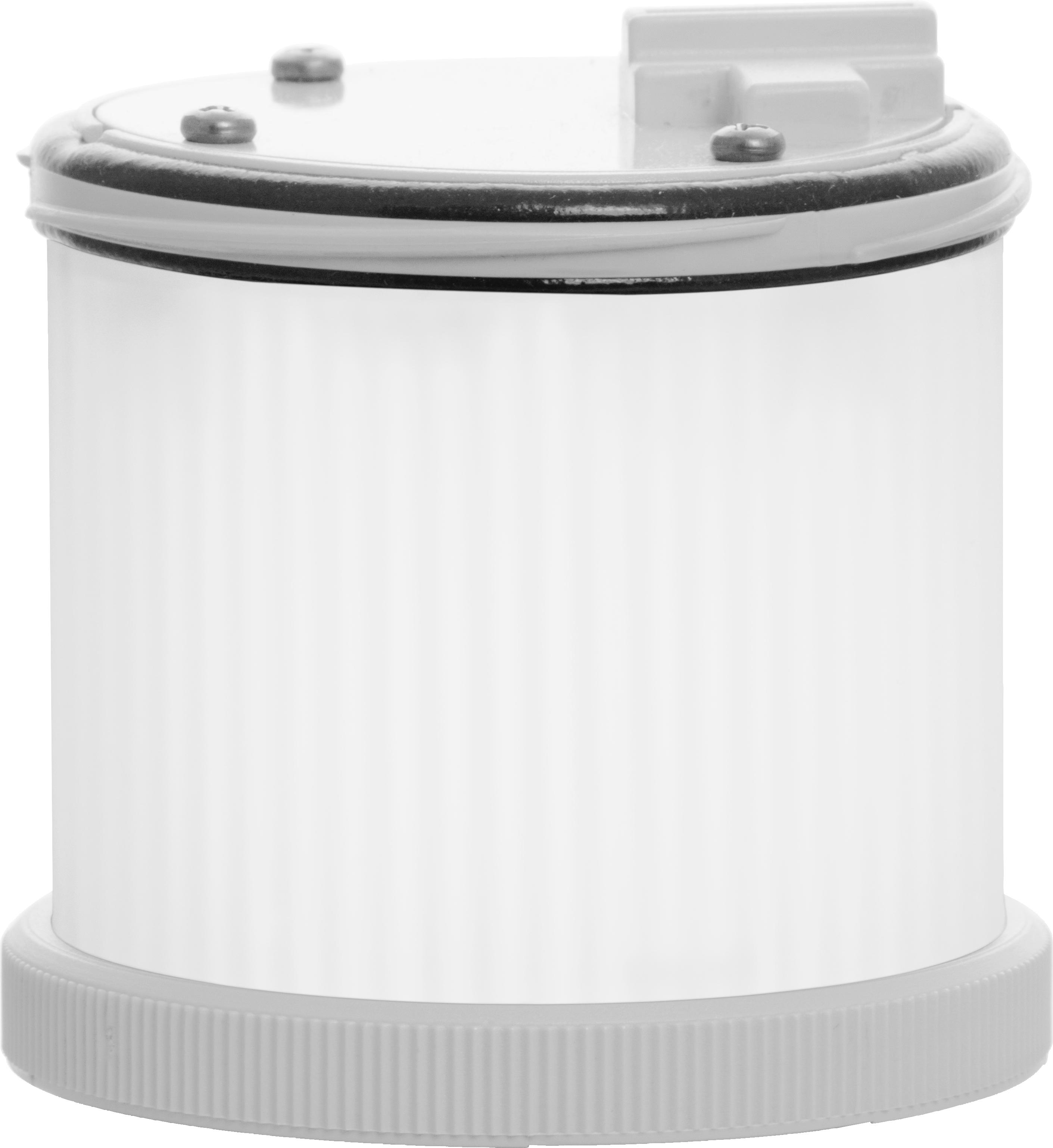 TWS LED : élément lumineux blanc - lumière fixe - lentille opaque - V24ACDC