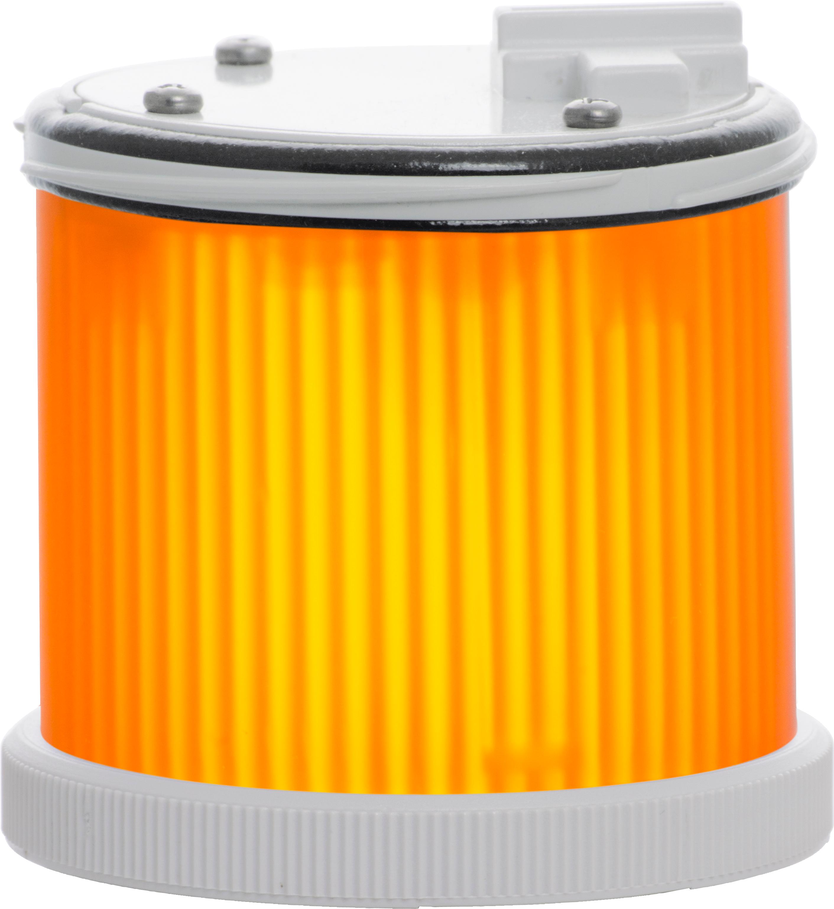 TWS LED : élément lumineux orange - lumière fixe - lentille opaque - V110AC