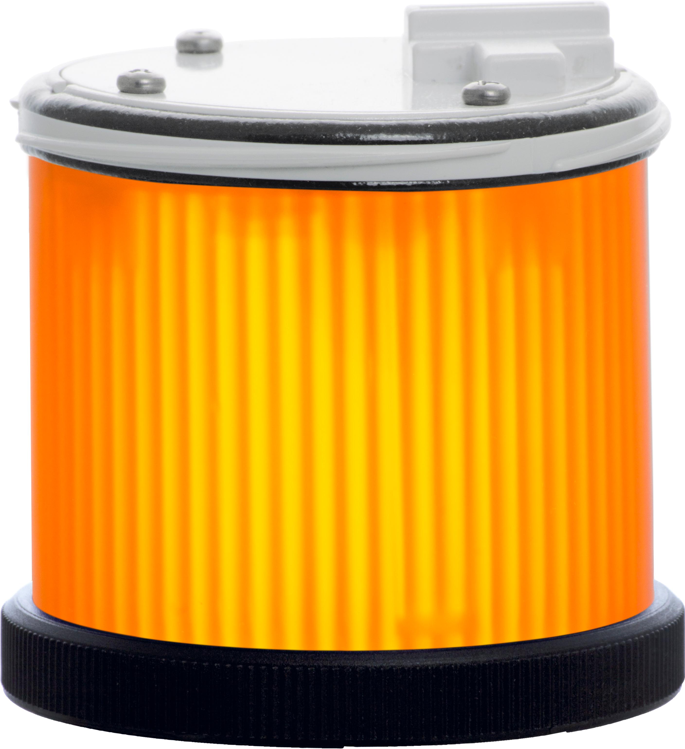 TWS LED : élément lumineux orange - lumière fixe - lentille opaque - V110AC