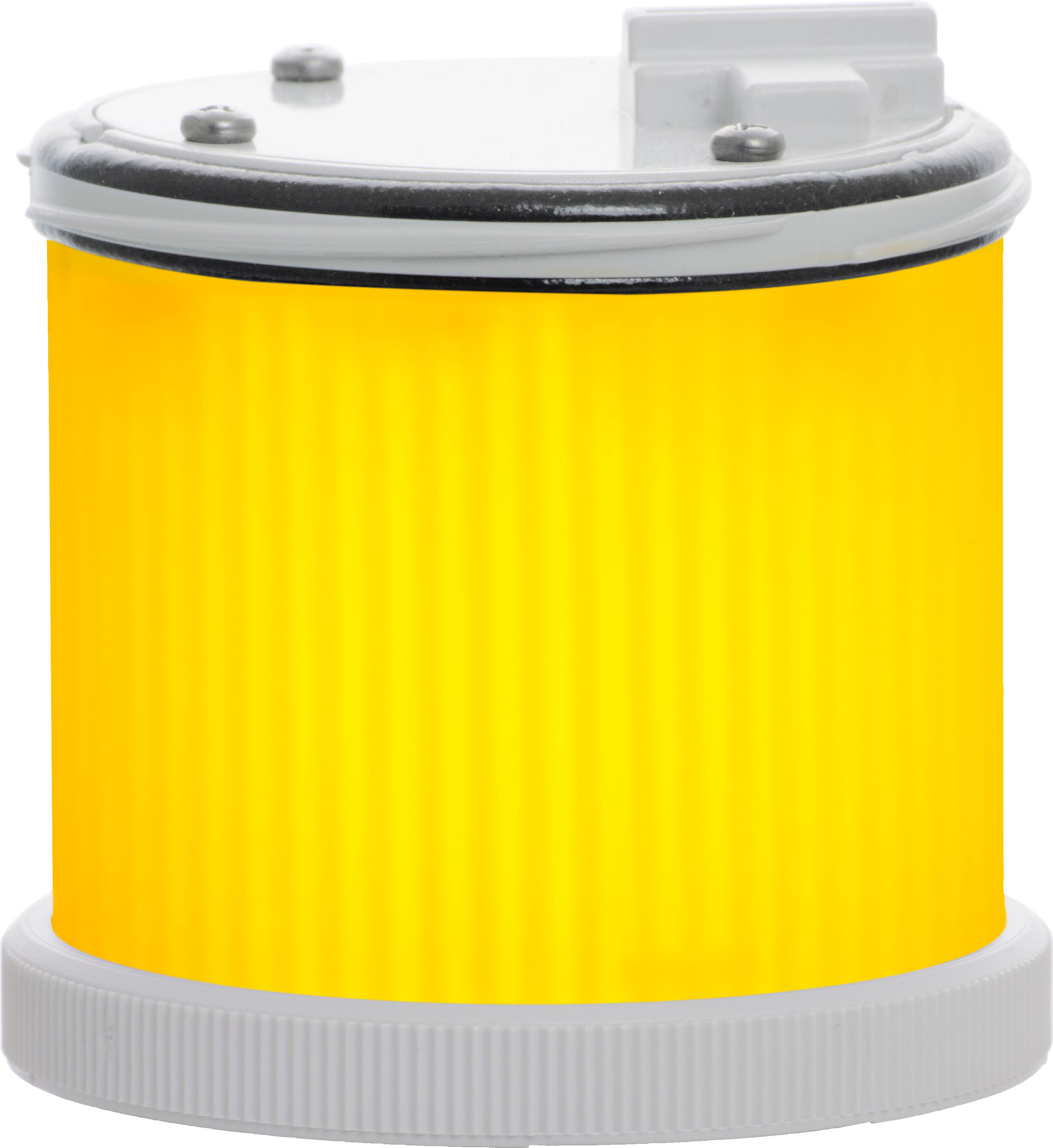 TWS LED : élément lumineux jaune - effet fixe/flash - lentille opaque - 240VAC