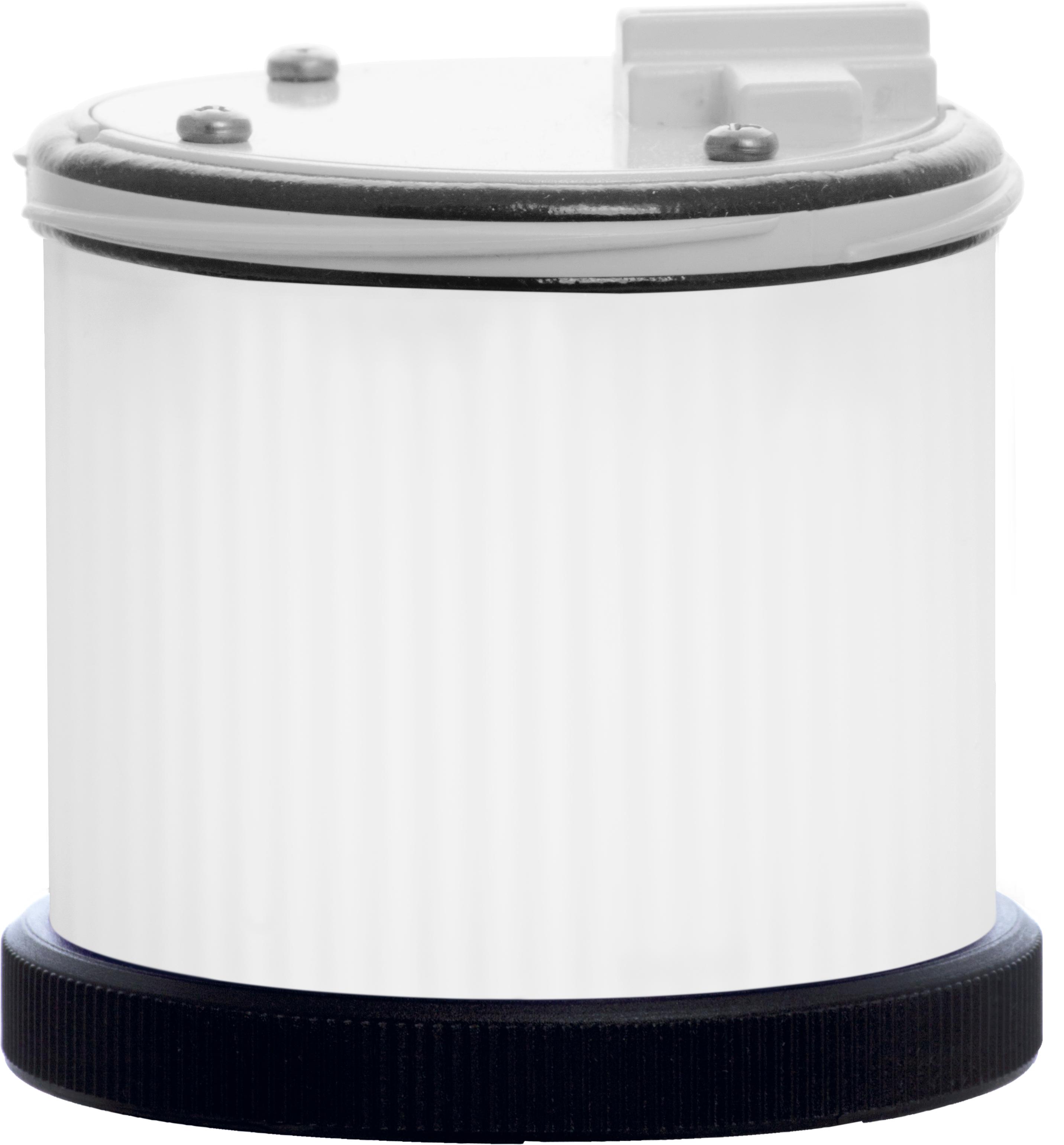 TWS LED : élément lumineux blanc - effet fixe/flash - lentille opaque - V24ACDC