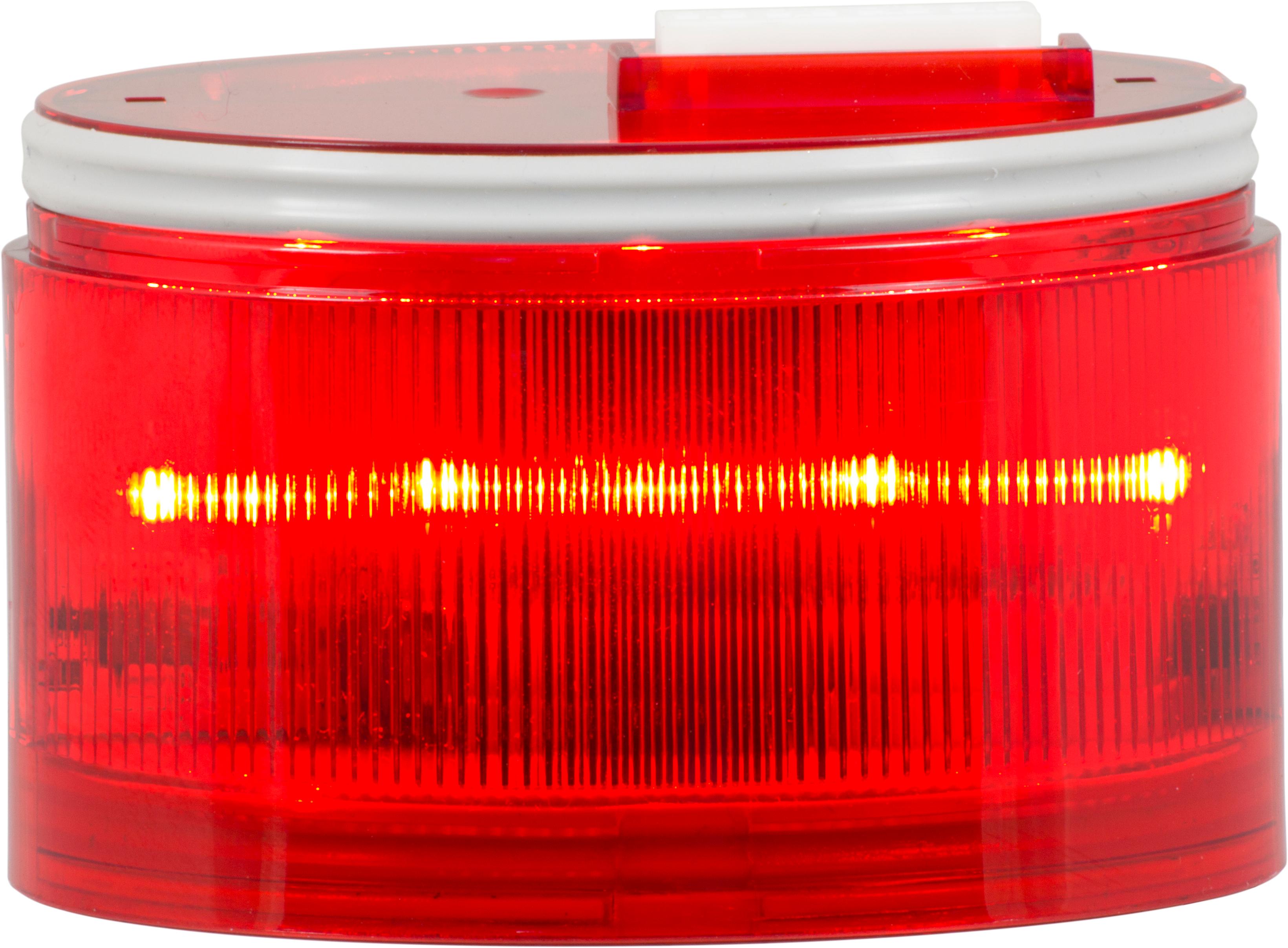 ELYPS LM : élément lumineux rge - lumière fixe - lentille colorée - IP65 - 24V