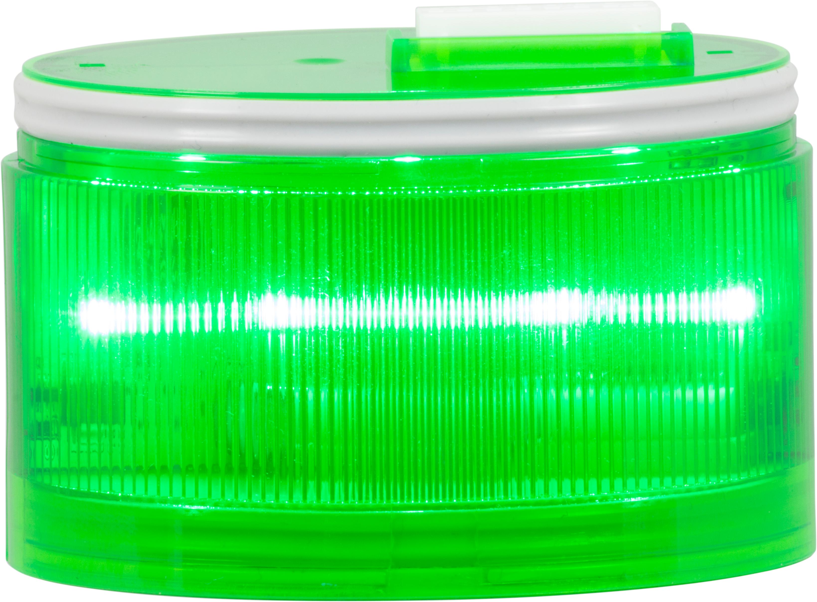 ELYPS LM : élément lumineux vert- lumière fixe - lentille colorée - IP65 - 24V