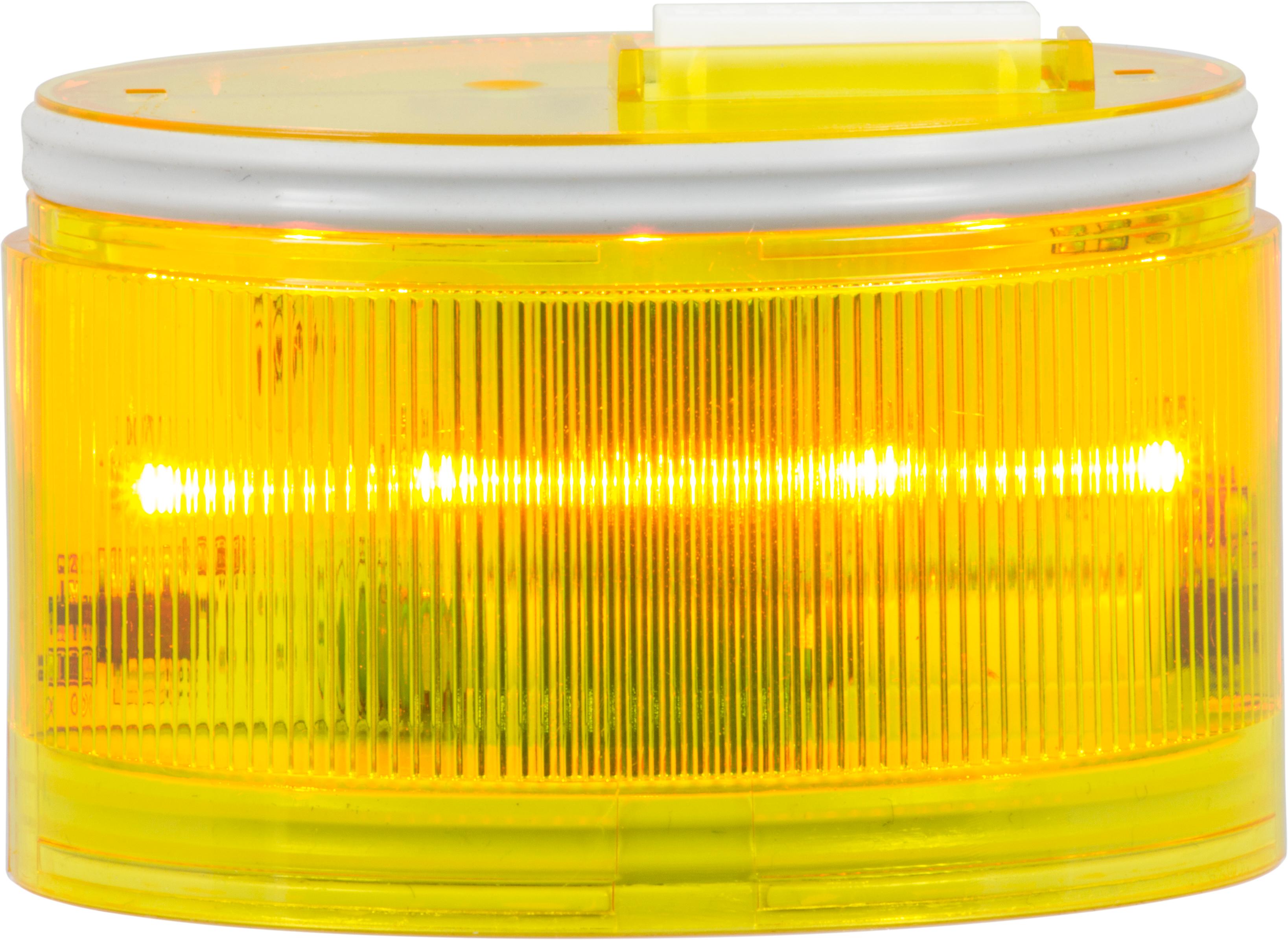 ELYPS LM : élément lumineux jau - lumière fixe - lentille colorée - IP65 - 24V