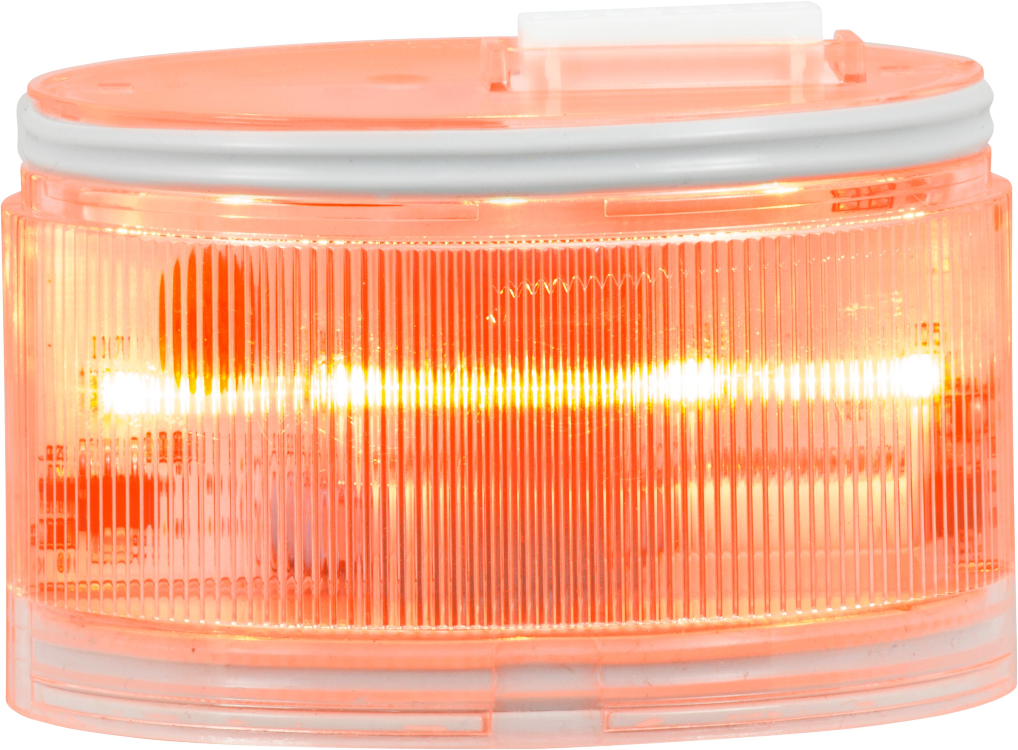 ELYPS LM : élément lumineux org - lumière fixe - lentille transparente - 24V