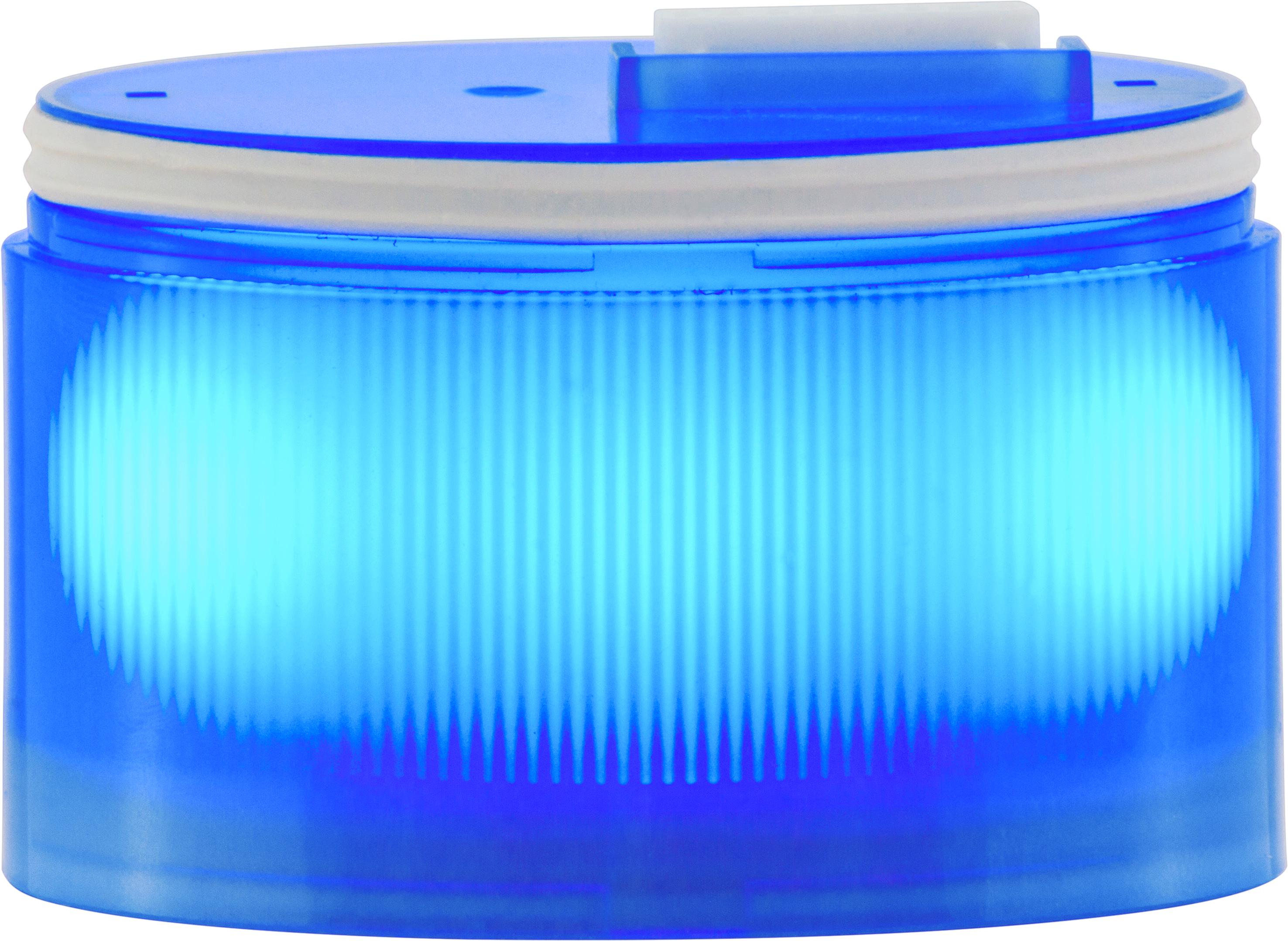 ELYPS LM : élément lumineux bleu - lumière fixe - lentille opaque - IP65 - 24V