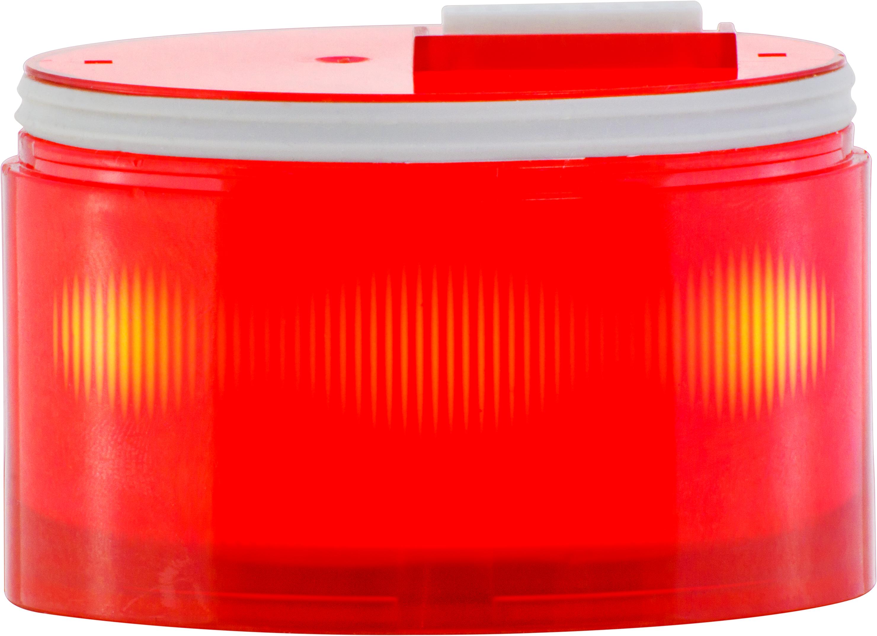 ELYPS LM : élément lumineux rouge - lumière fixe - lentille opaque - IP65 - 24V