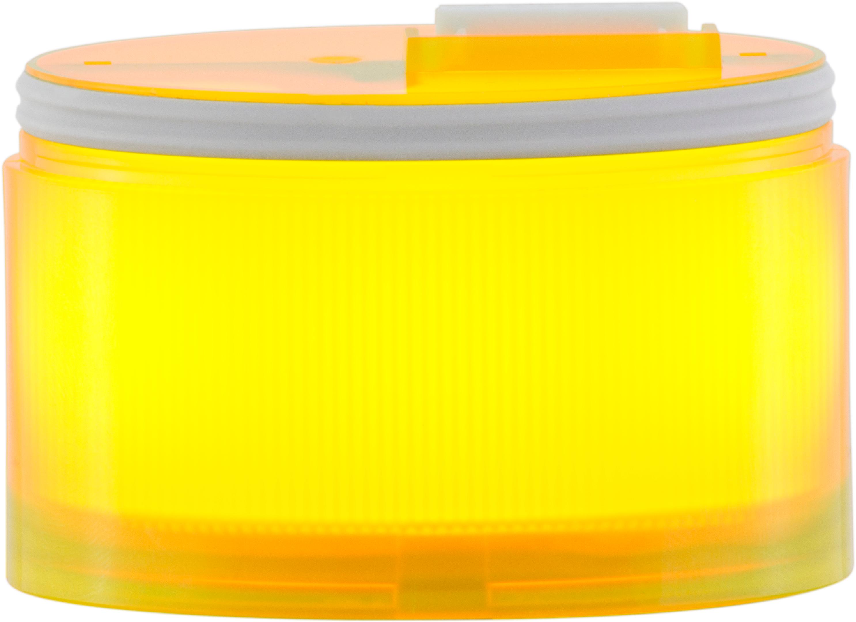 ELYPS LM : élément lumineux jaune - lumière fixe - lentille opaque - IP65 - 24V