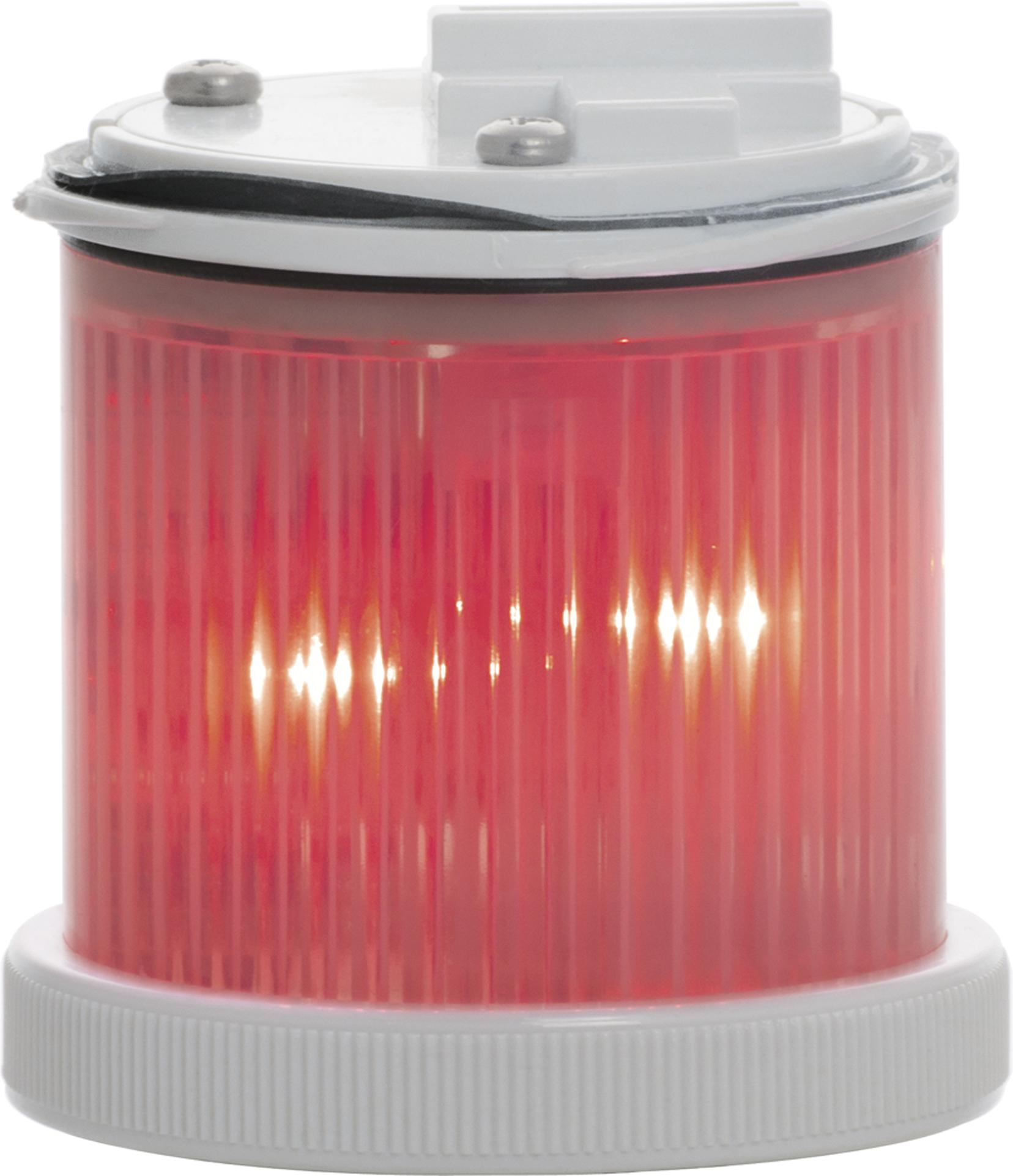 MINITWS LED : élément lumineux rg - fixe/flash - lentille transparente - V24DAC