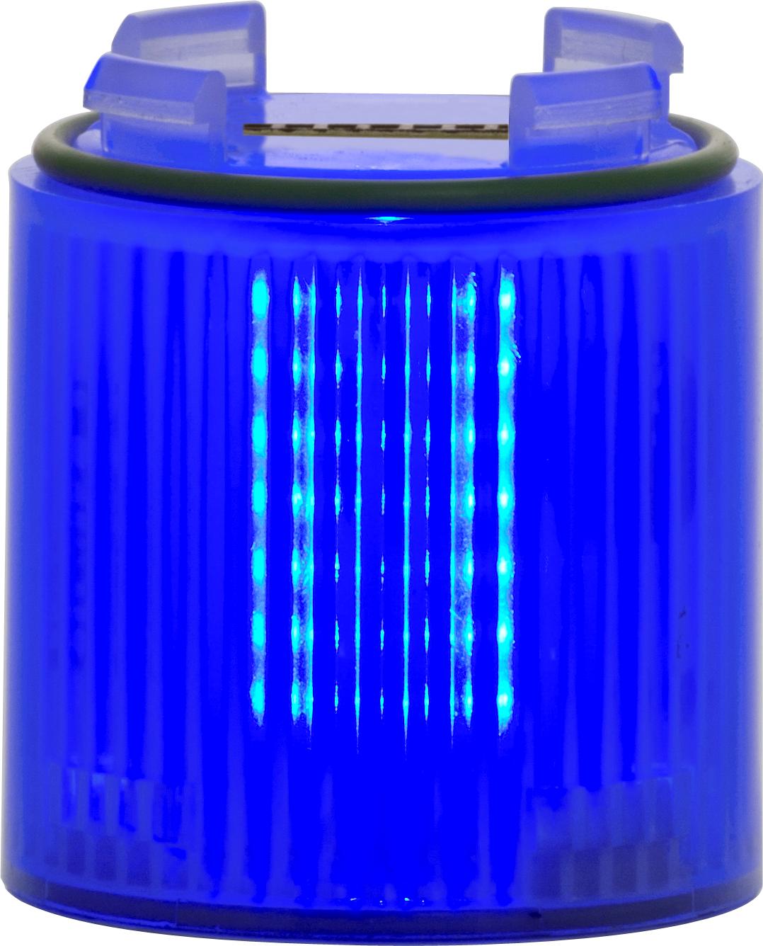 BABYTWS : élément lumineux bleu - lumière fixe - lentille transparente - 24VDAC