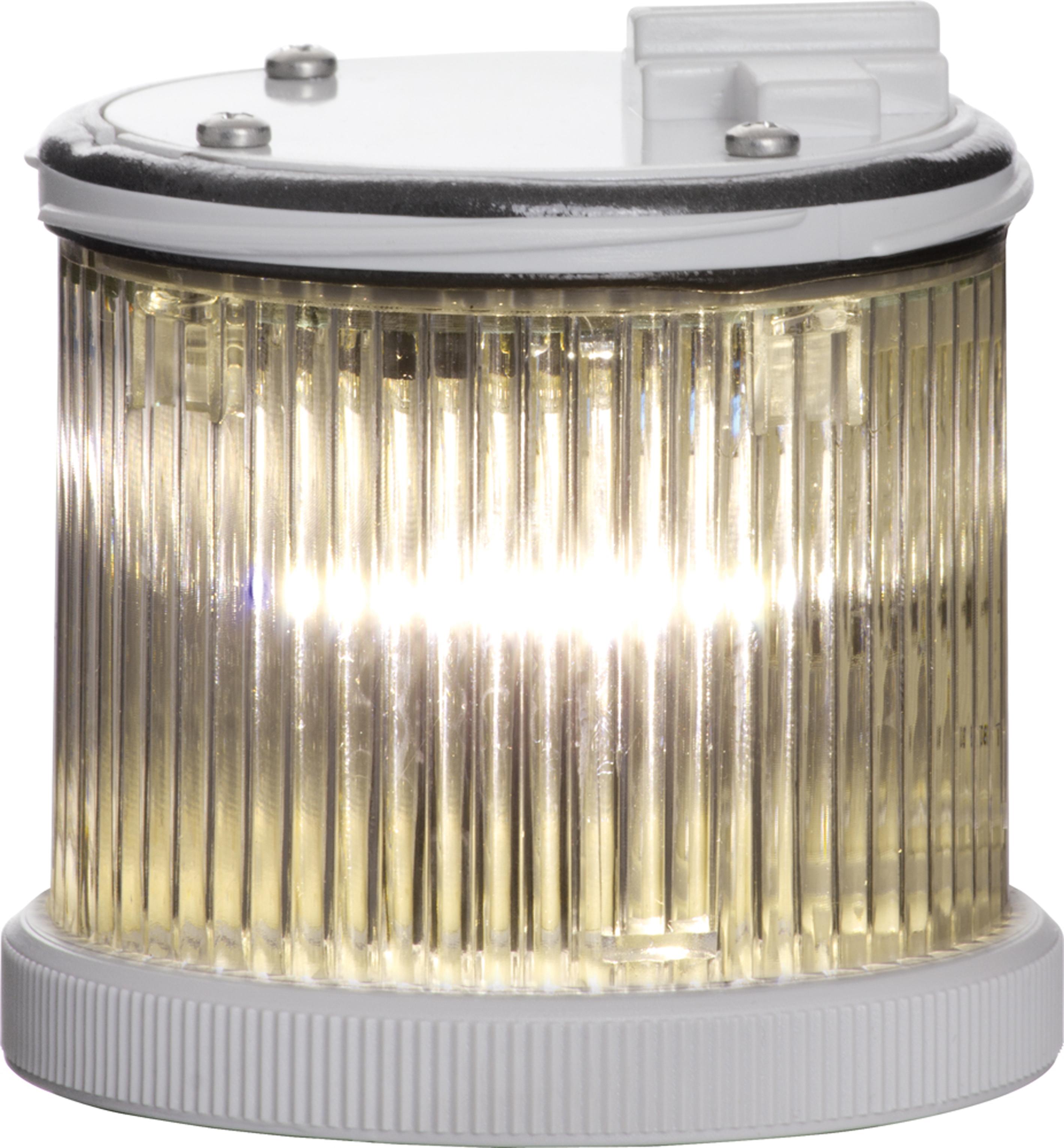 TWS S : élément extra lumineux blanc - fixe/flash - lentille colorée - V12/24DAC