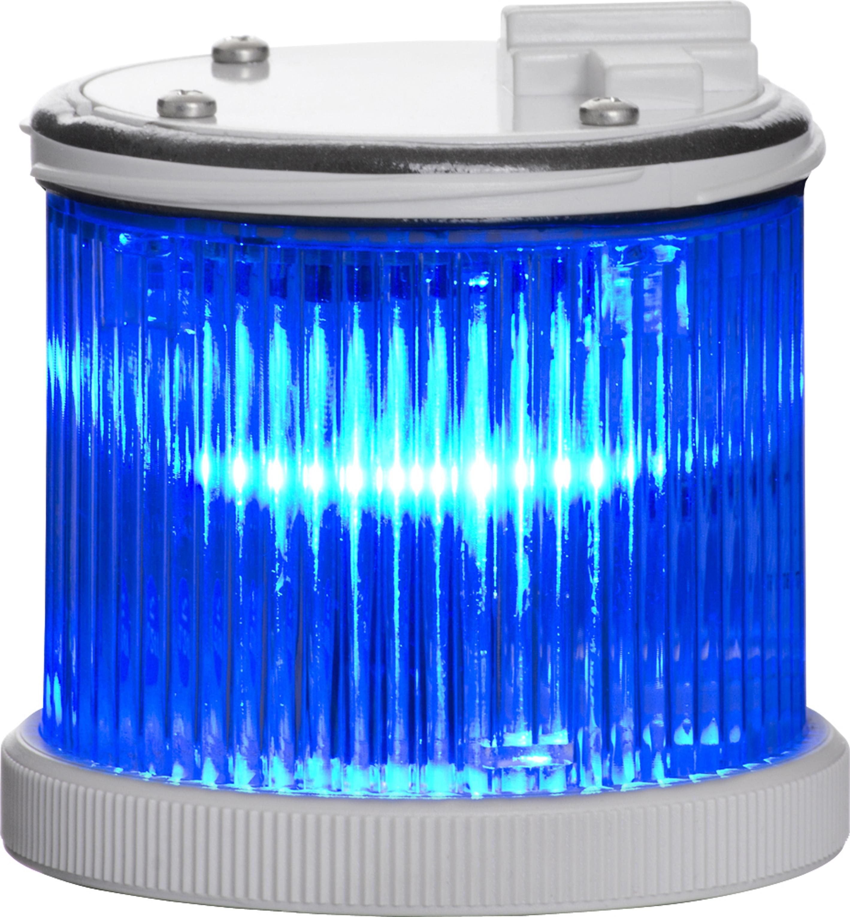 TWS S : élément extra lumineux ble - fixe/flash - lent. transparente - V12/24DAC