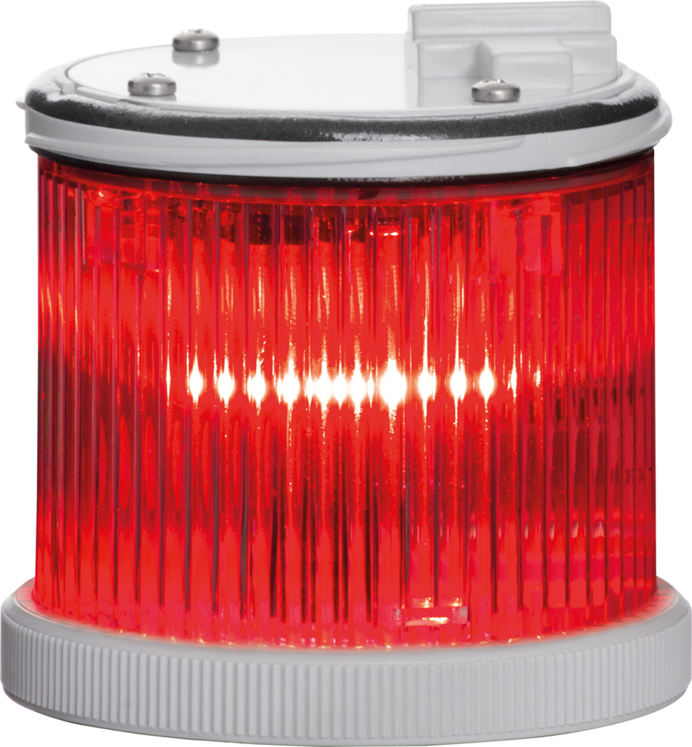 TWS S : élément extra lumineux rge - fixe/flash - lent. transparente - V12/24DAC