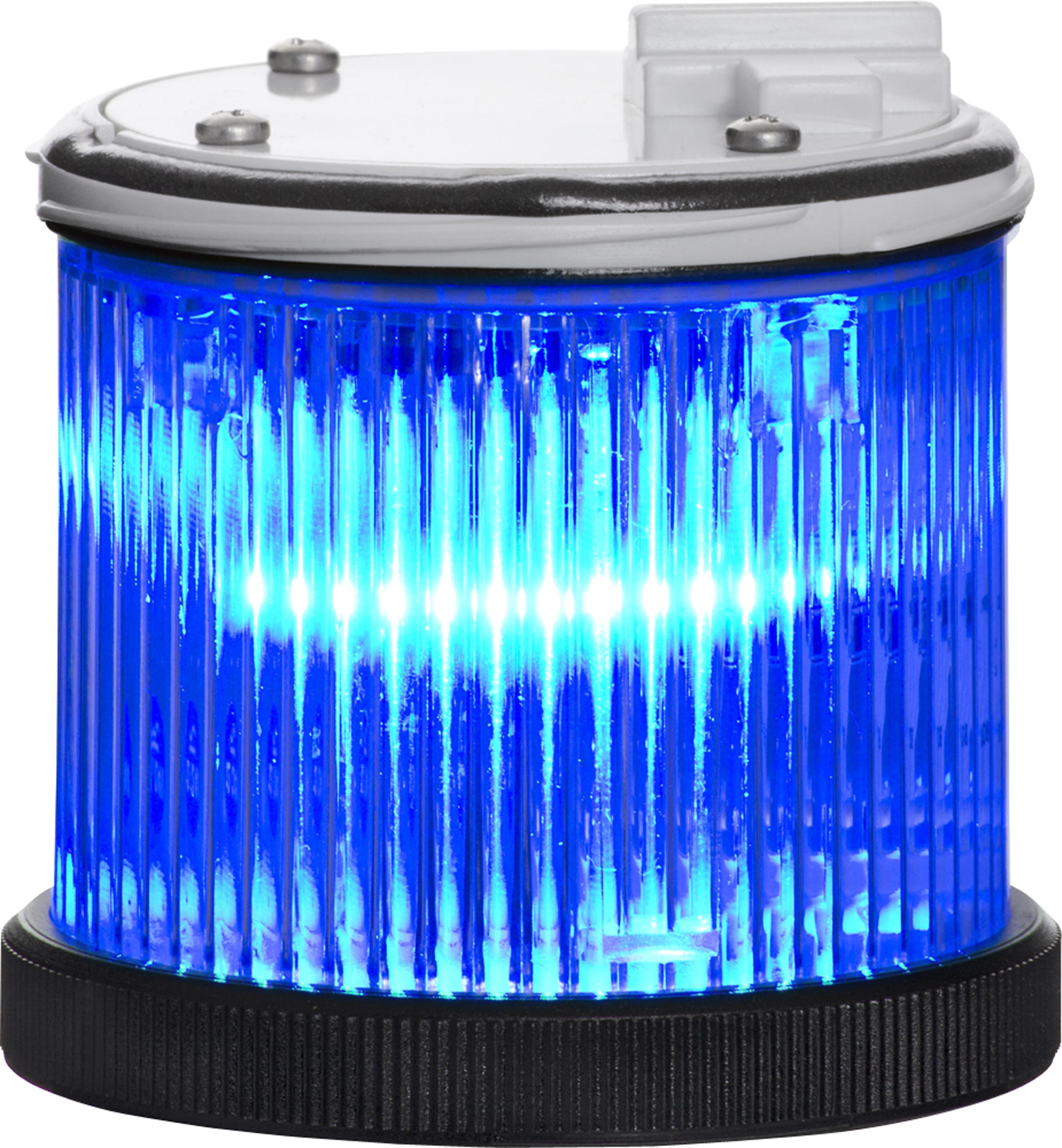 TWS S : élément extra lumineux ble - fixe/flash - lent. transparente - V12/24DAC