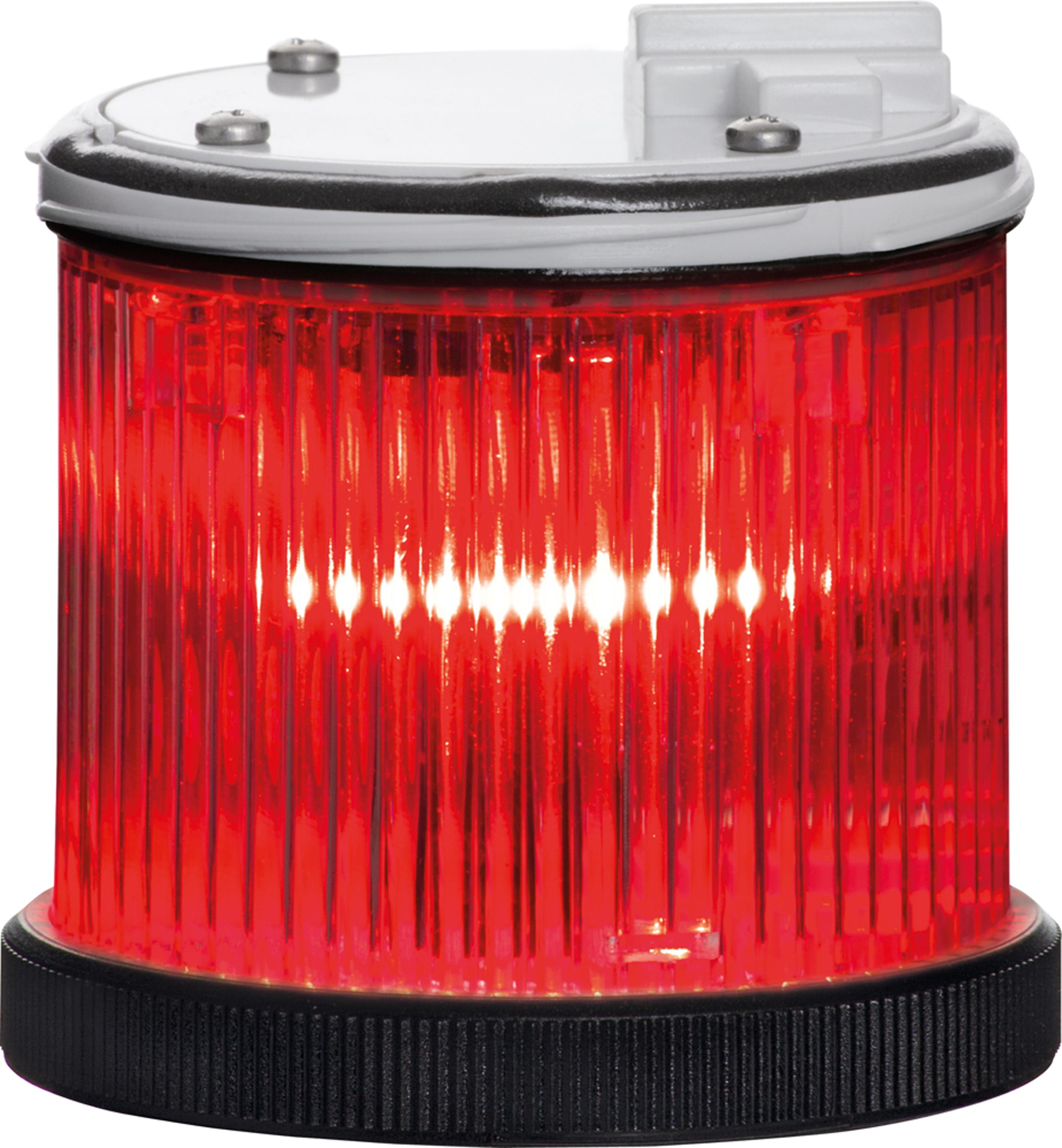 TWS S : élément extra lumineux rge - fixe/flash - lent. transparente - V12/24DAC