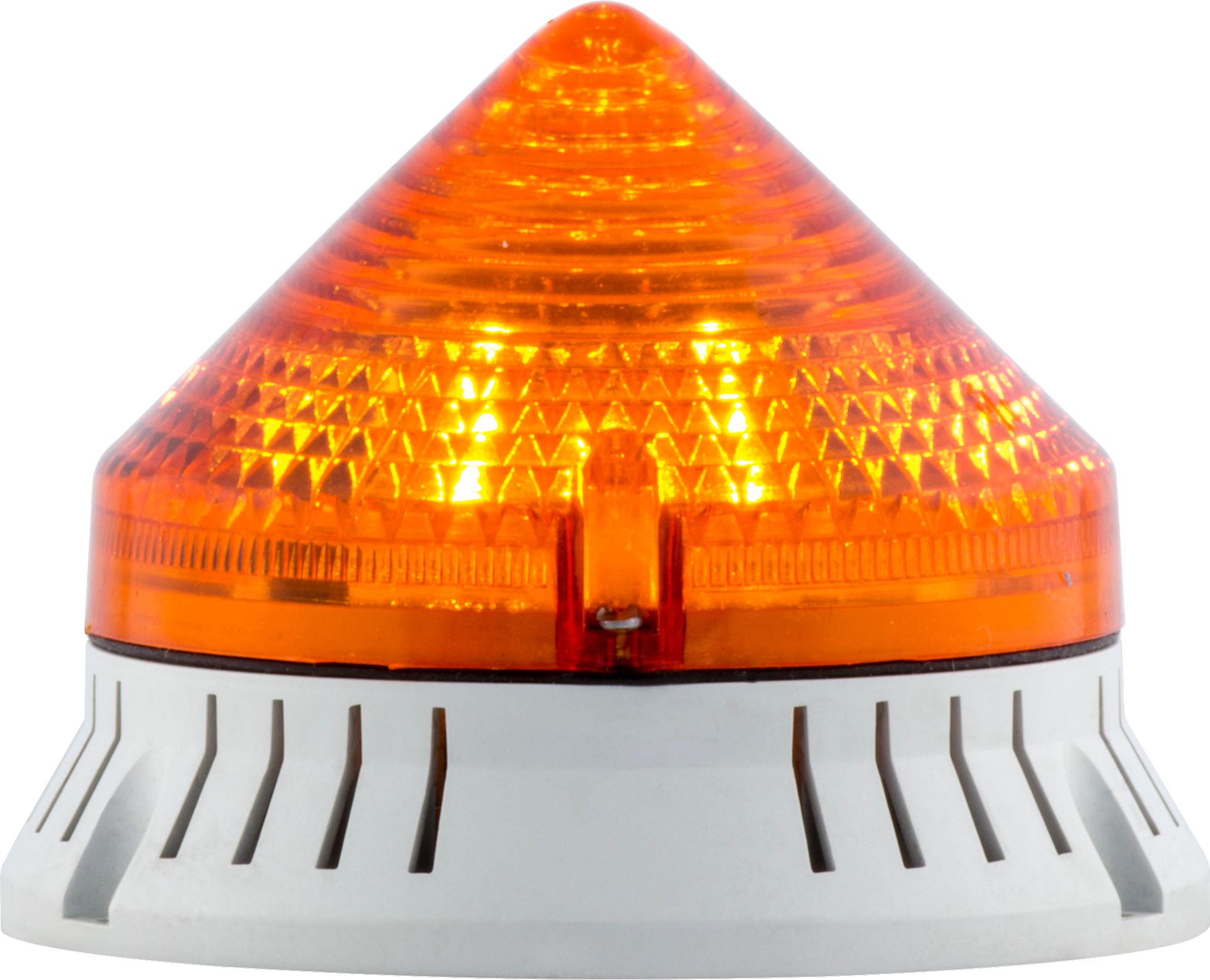 CTL900 Acoustique fixe/clignonant son continu/pulsé 72db IP30 V24ACDC diam 90mm