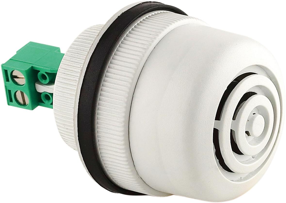 BEBIP buzzer  encastrable  (16-22-30mm) par bague son pulsé 82db IP55 V110AC