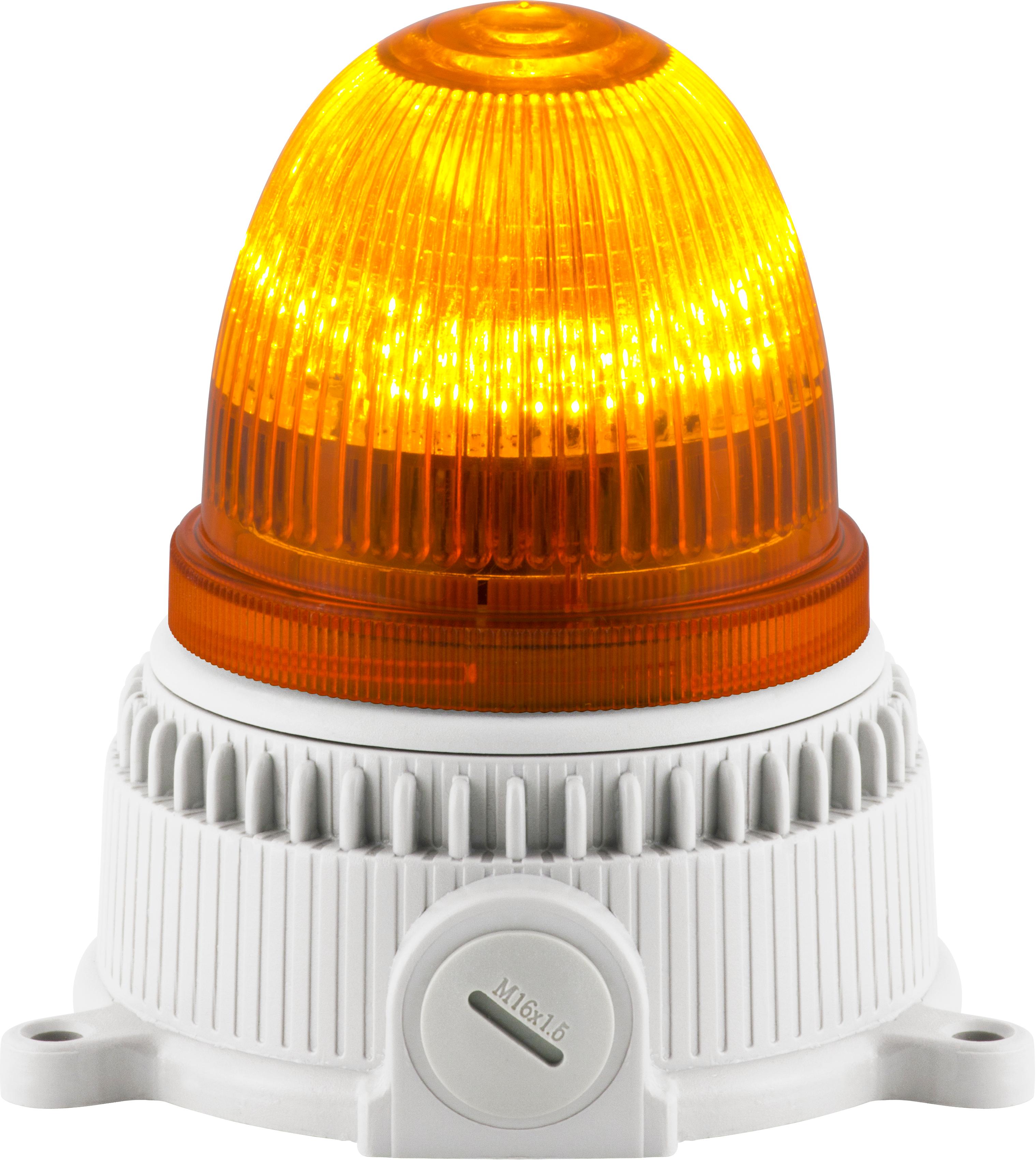 OVOLUX LED M : balise multifonction orange - IP65 - v12/24acdc