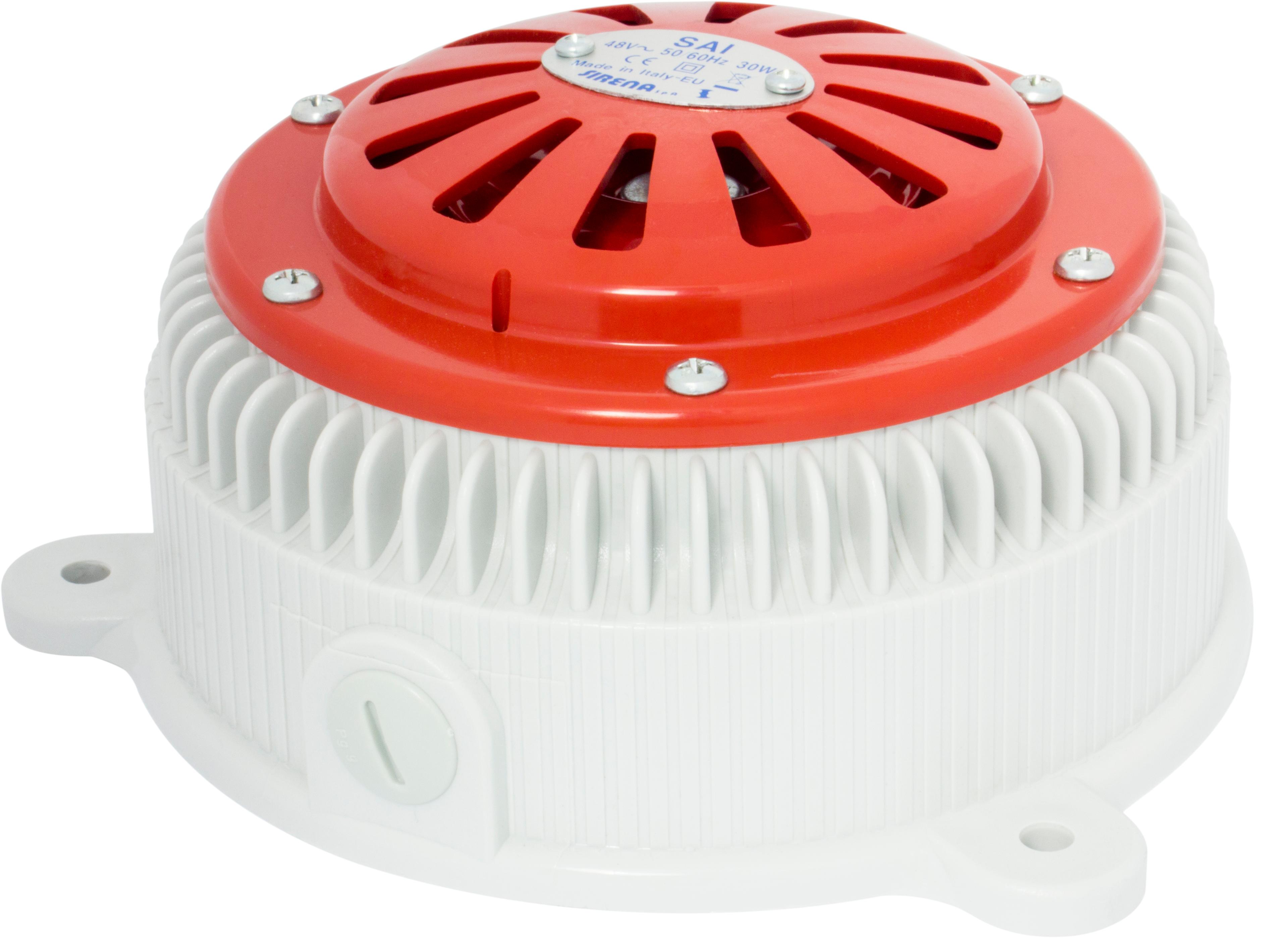 SAI I, avertisseur acoustique électromécanique , son pulsé 105db, IP54, V24AC