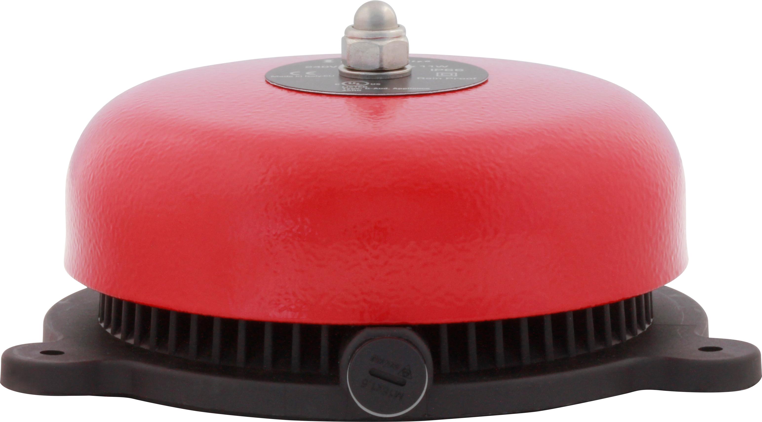 SIAD 165, sonnerie électromécanique 165mm diam, son continu 98db, IP66, V110DC