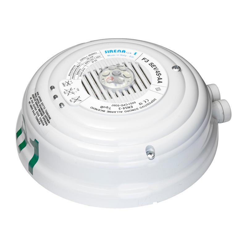 Système d'évacuation 4 niveaux d'alarme progressivité du son GRIS