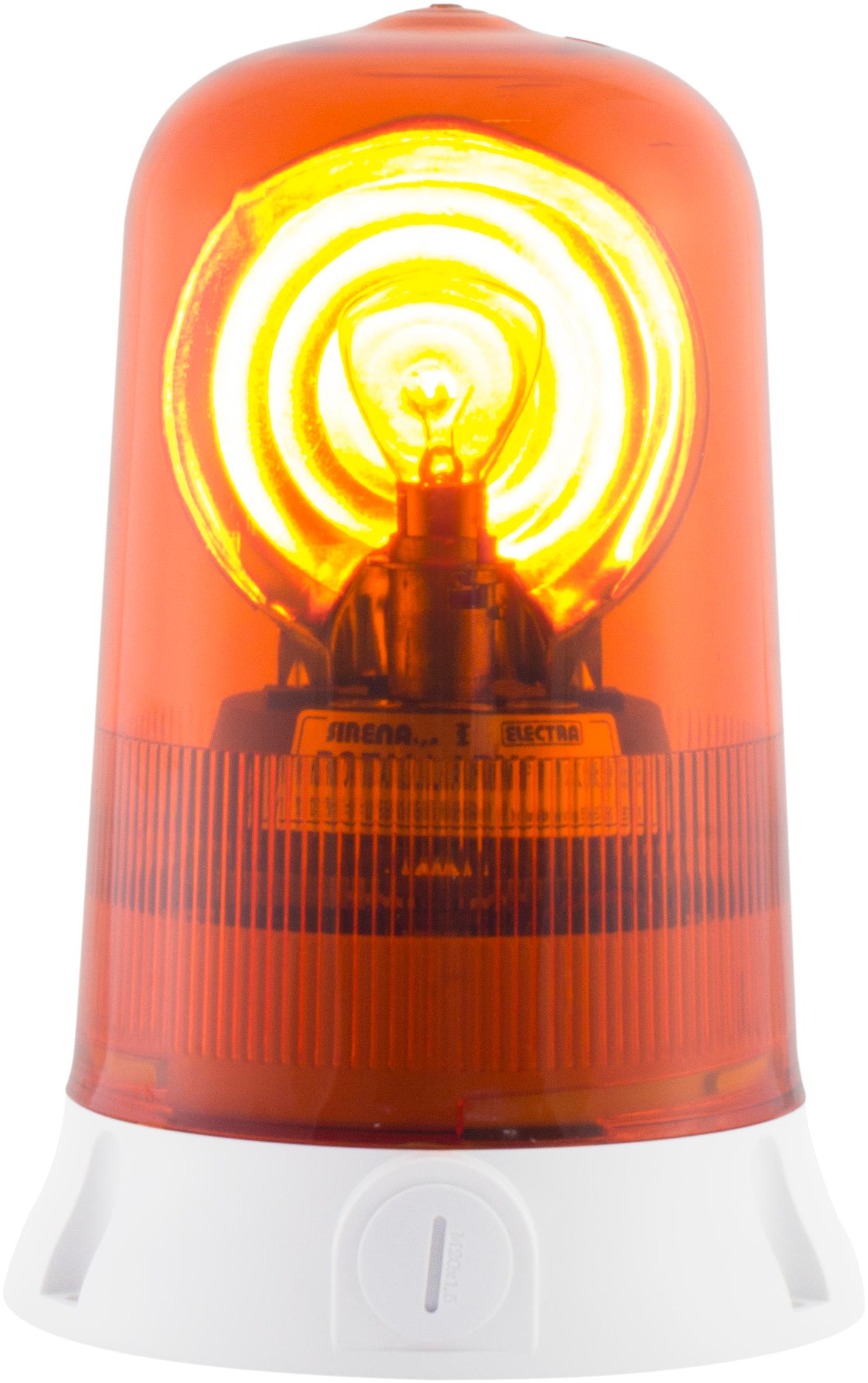 ROTALLARM S feu ampoule incandescence lumière tournante IP65 V24ACDC base grise