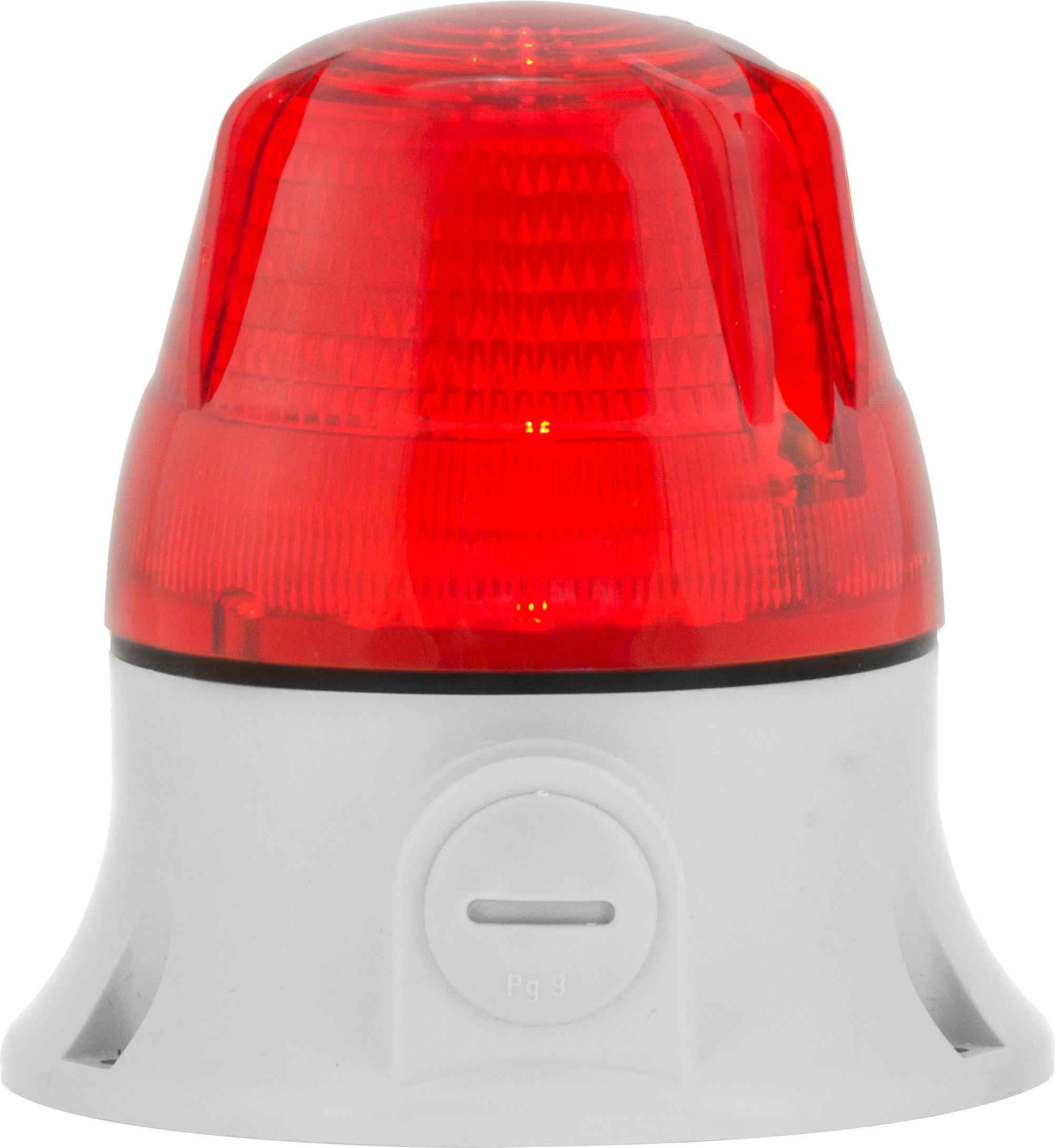 MICROLAMP X  signalisation machine feu éclats Xénon IP54 V12/24ACDC base grise