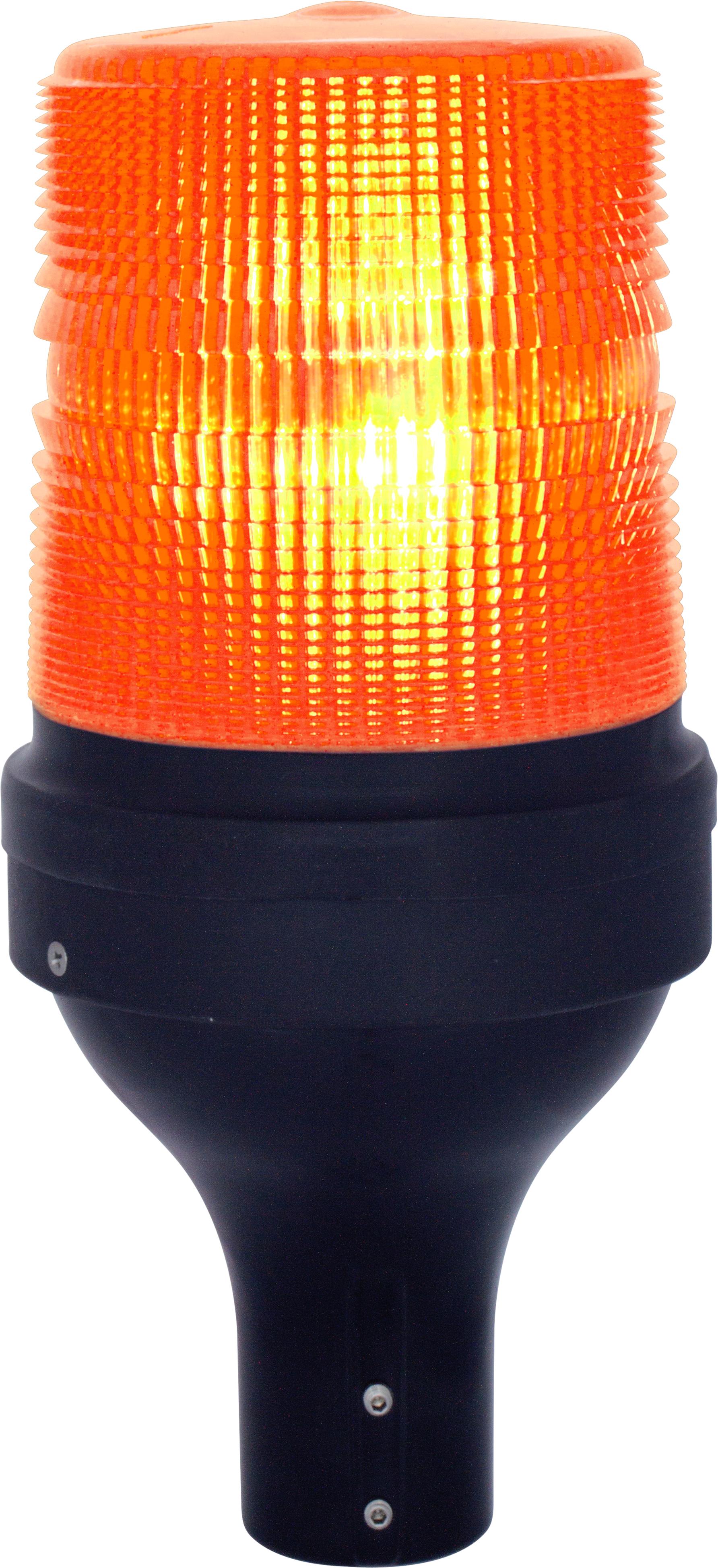 STR LED86  P, feu version 86 led, lumière icale, IP65, V24ACDC, base hampe noire