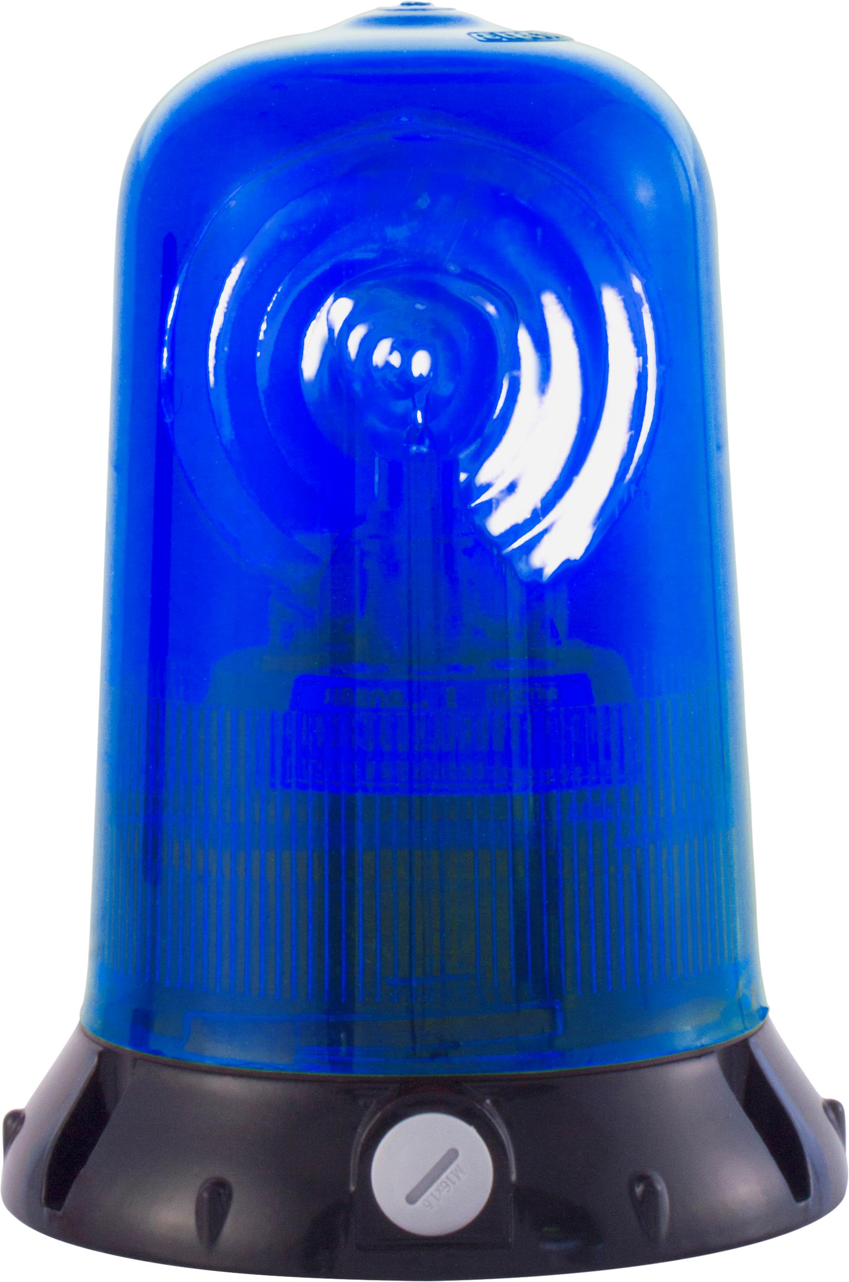ROTALLARM HD : feu bleu à éclats au Xénon, IP65, V12/24ACDC, base noire