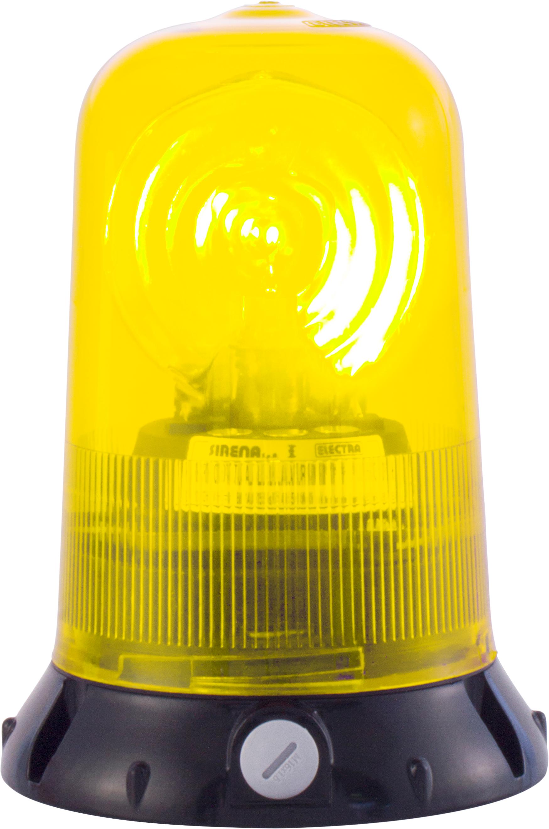 ROTALLARM HD : feu jaune à éclats au Xénon, IP65, V12/24ACDC, base noire