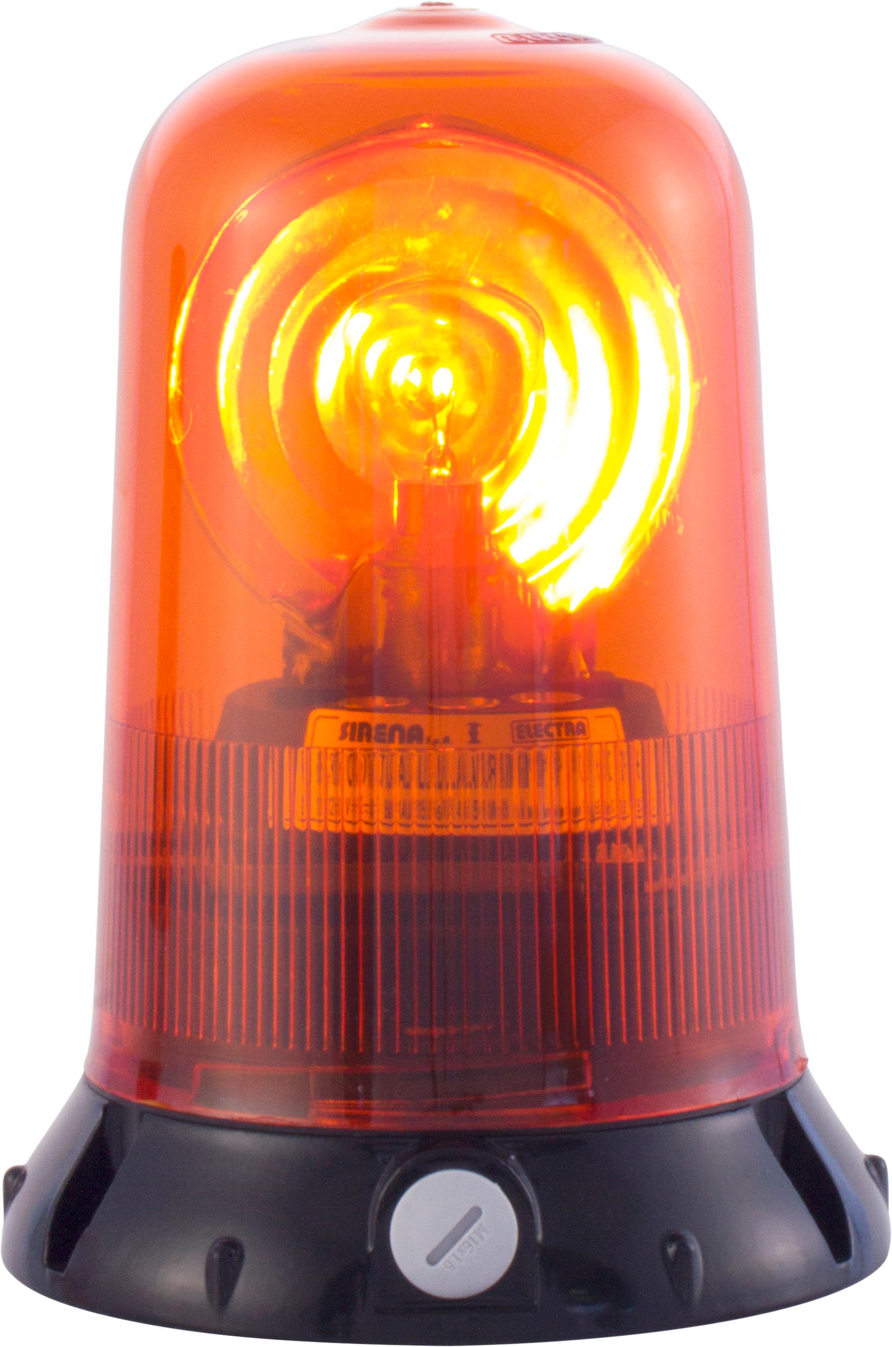 ROTALLARM HD : feu orange à éclats au Xénon, IP65, V240AC, base noire