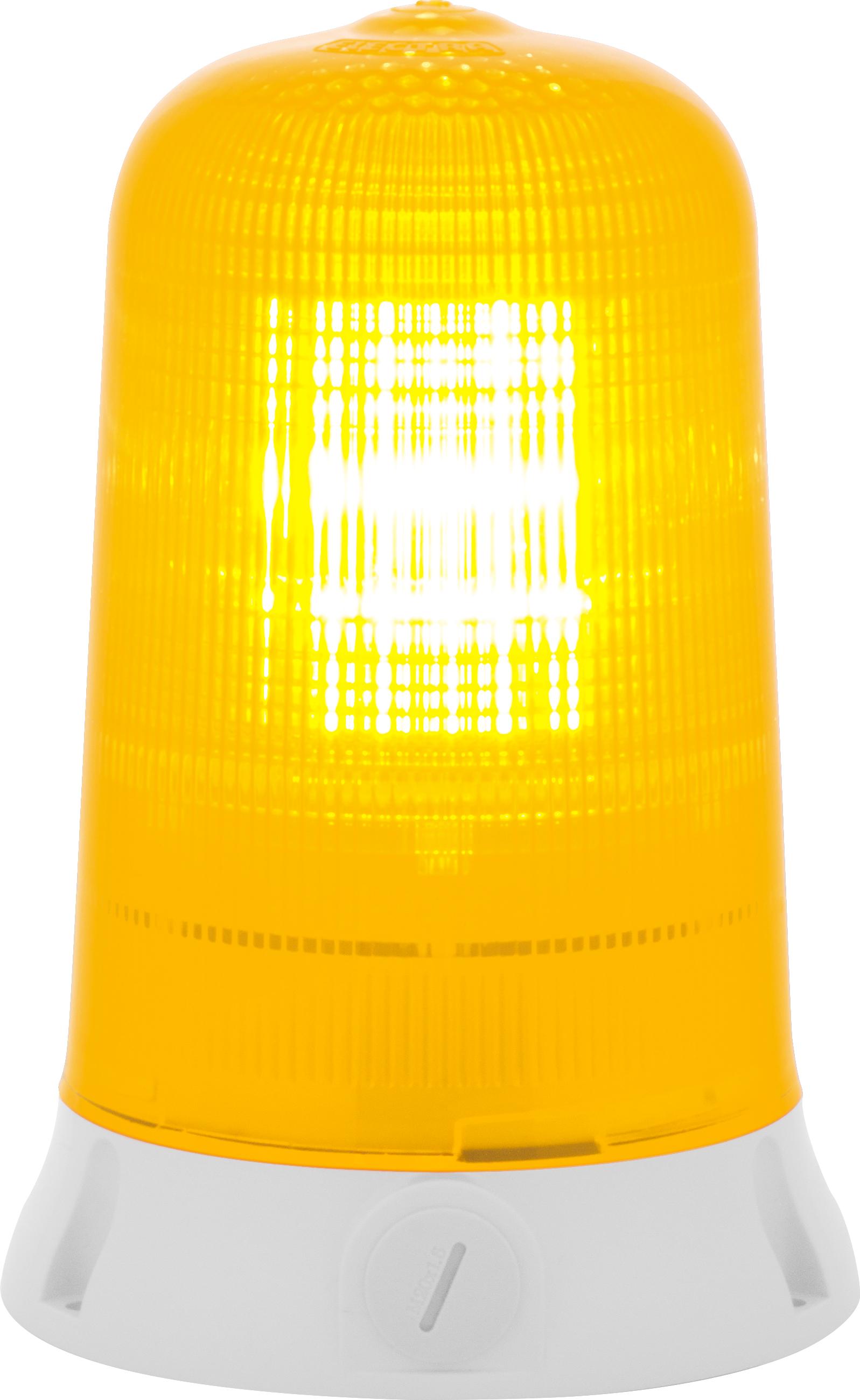 ROTALLARM S XENON jaune, feu à éclats, feu au xénon, IP65, V240AC, base grise