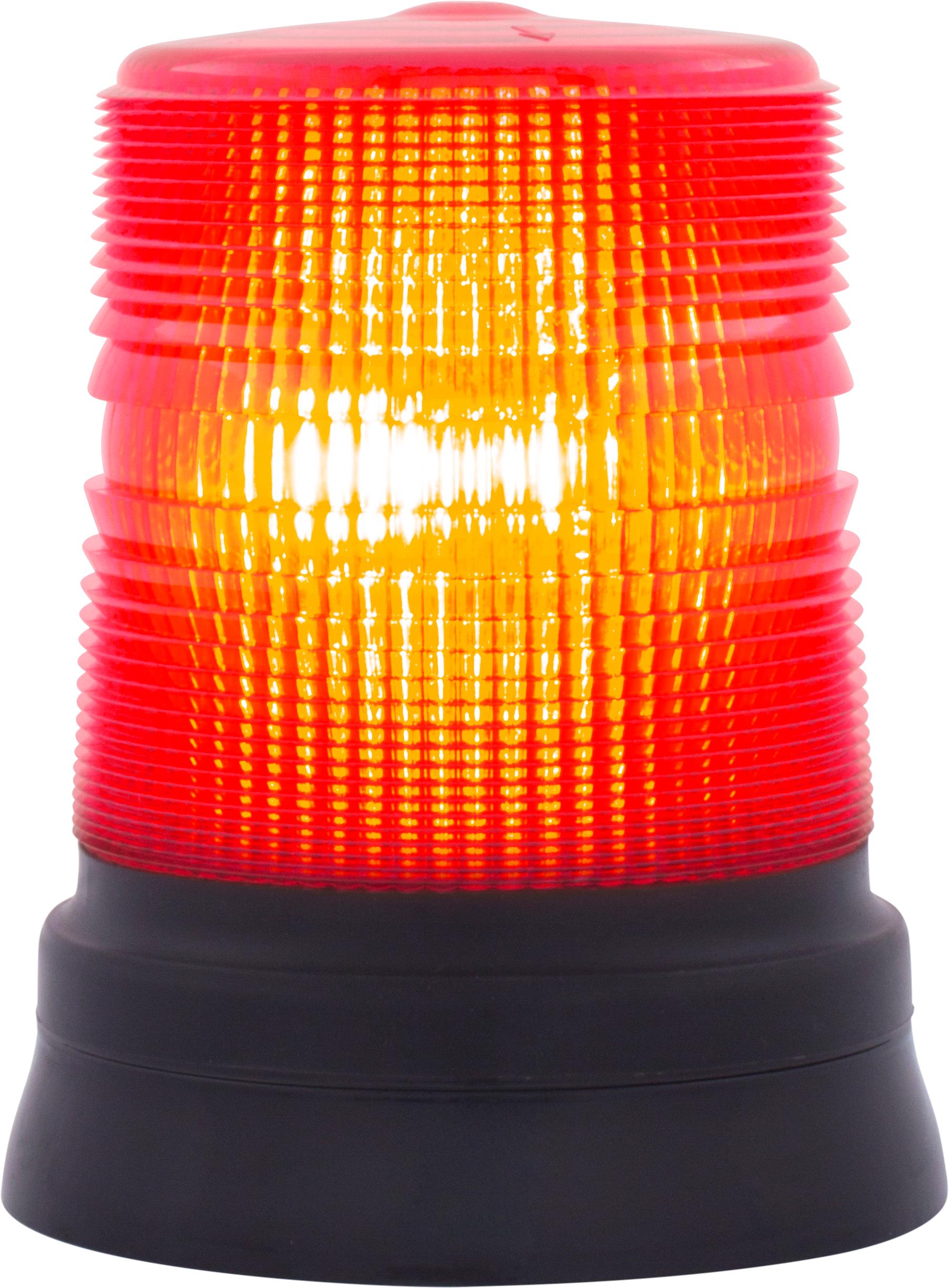STR XENON 15J S rouge, feu à éclats, feu au xénon, IP65, V240AC, base noire