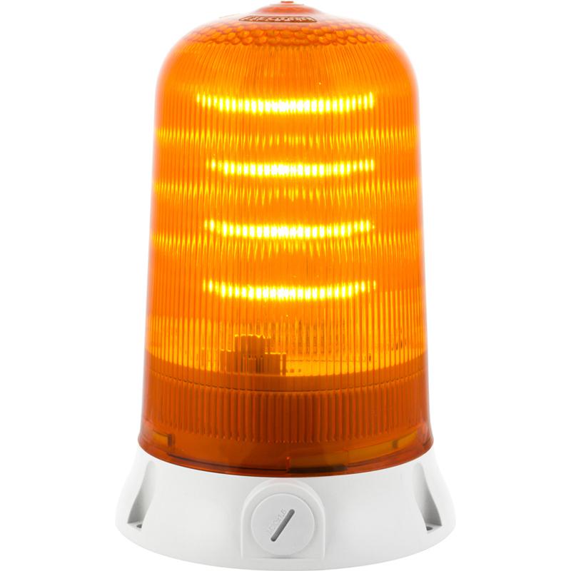 Rotallarm s LED :  feu orange  - fixe/clignotant/tournant - IP65 - v90/240vac