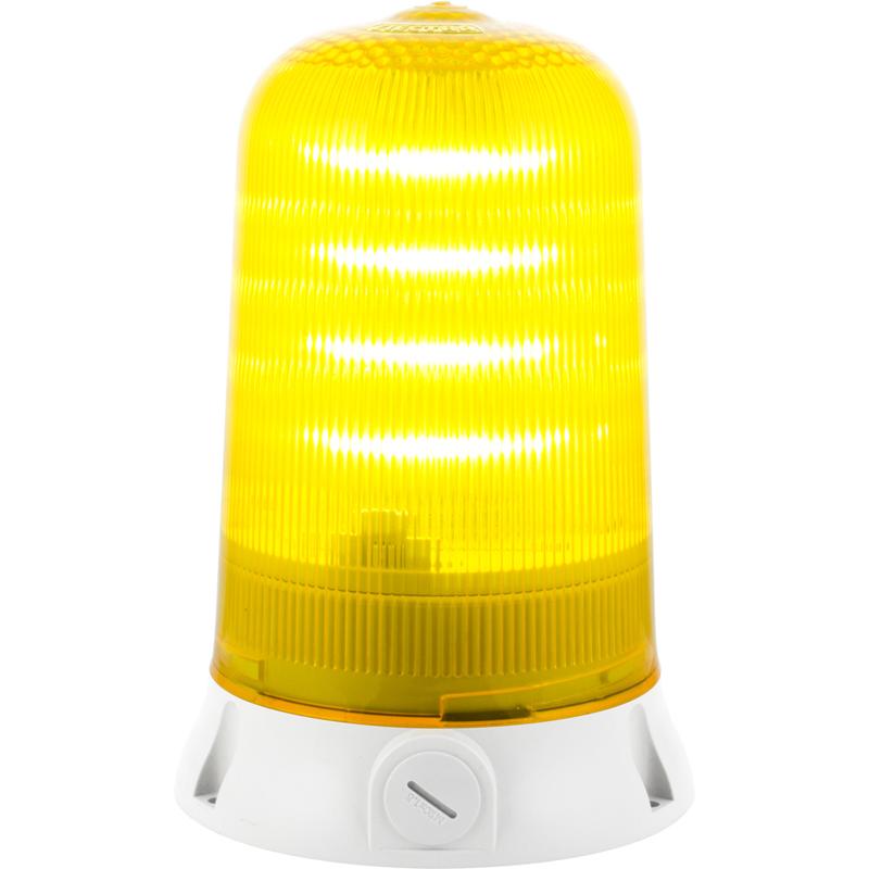 Rotallarm s LED :  feu jaune - fixe/clignotant/tournant - IP65 - v12/24acdc