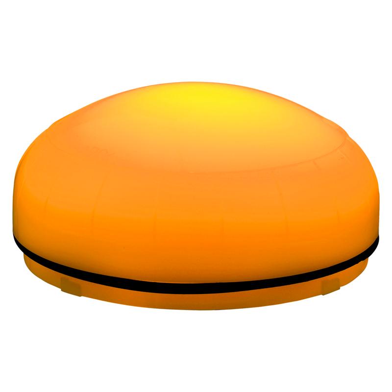 Mline : feu LED org - fixe/clignotant/stroboscopique - lentille opaline - IP66